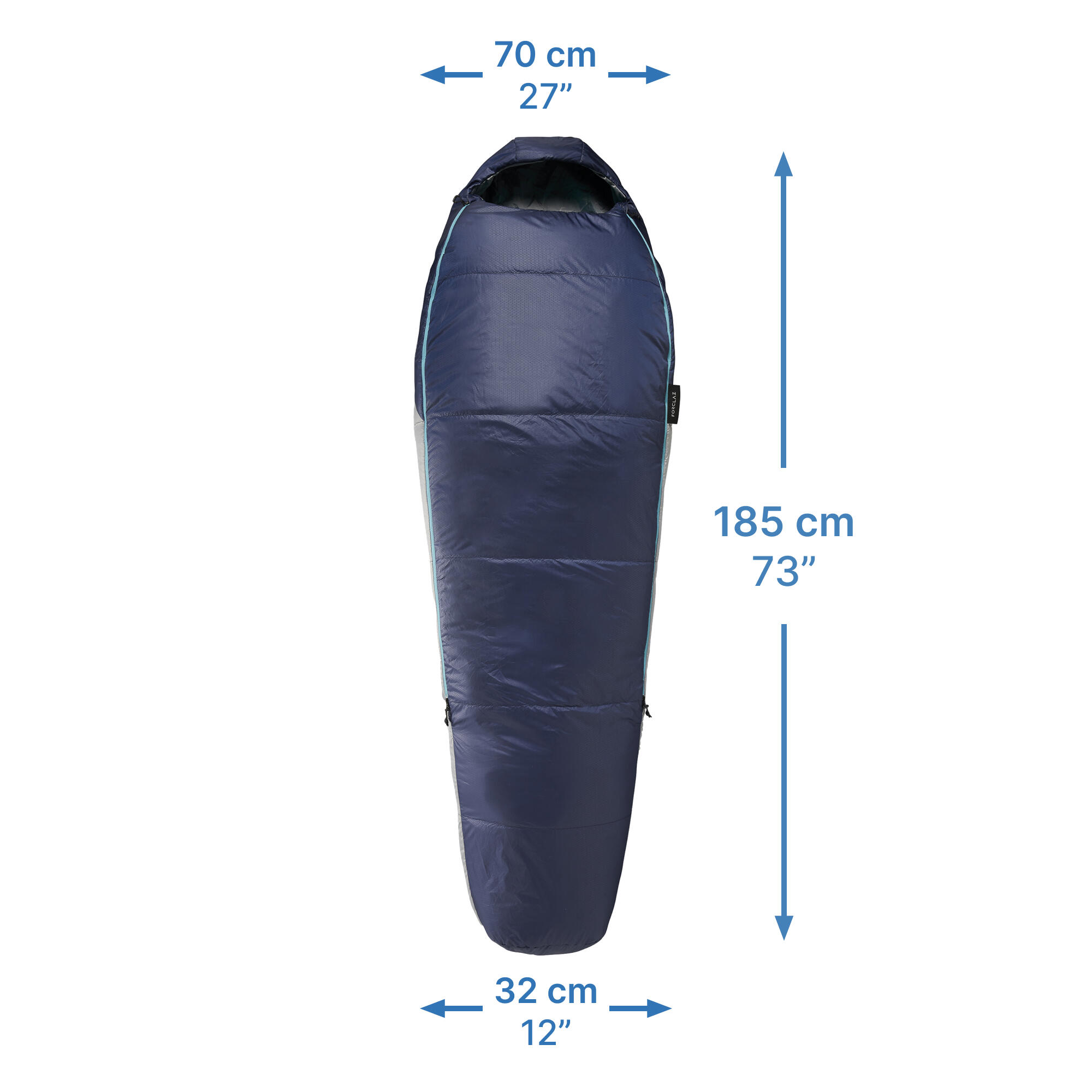 Trekking Sleeping Bag MT500 15°C - Polyester