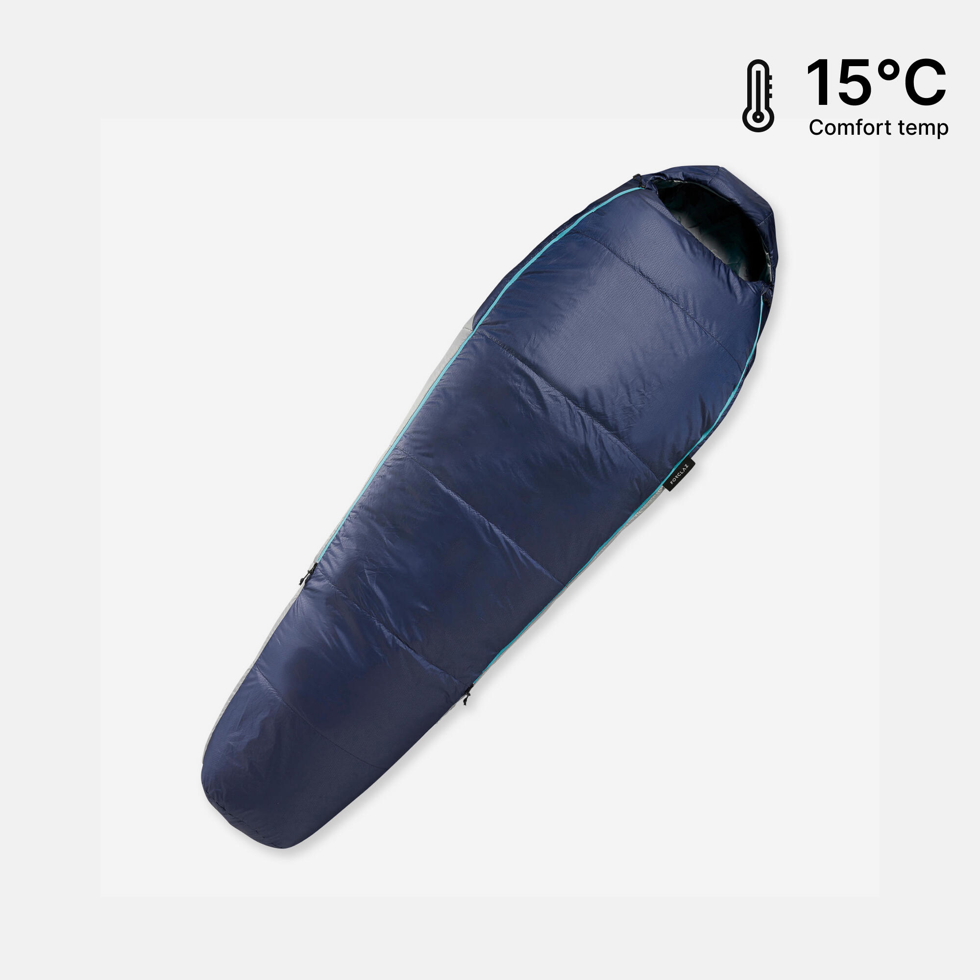 Trekking Sleeping Bag MT500 15°C - Polyester