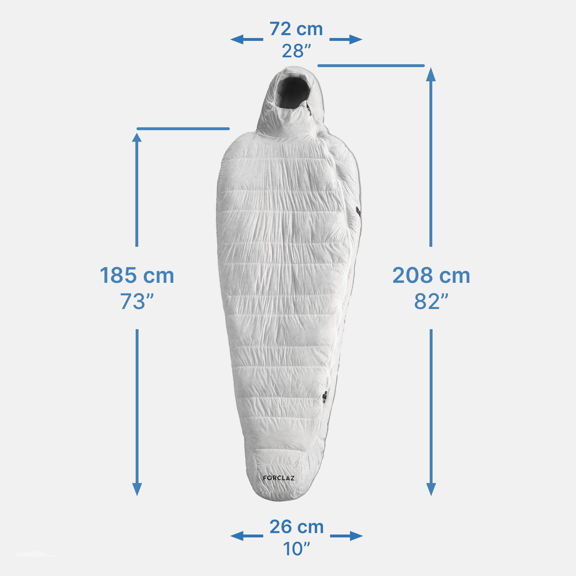 Trekking Down Feather Sleeping Bag - MT900 0°C - Minimal Editions