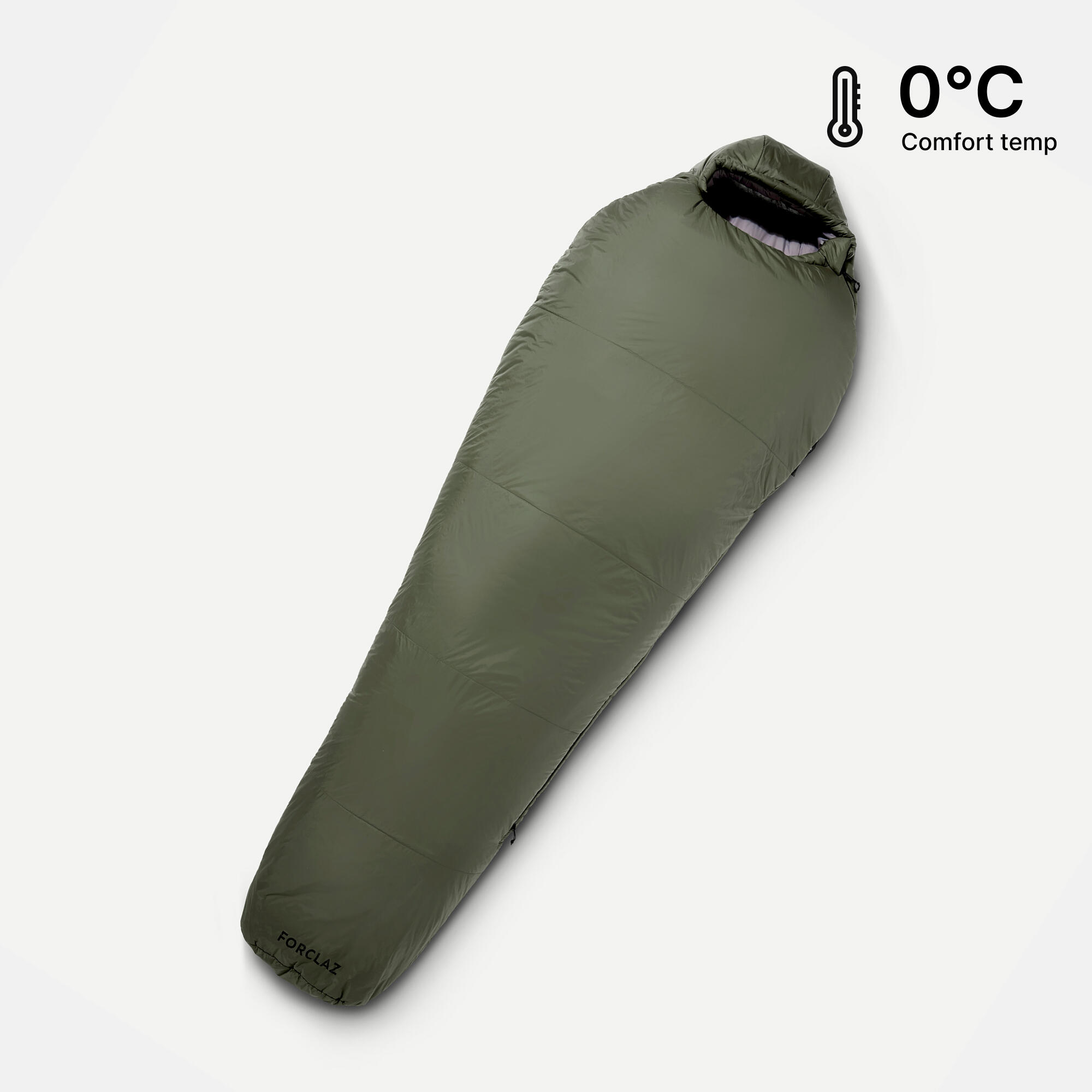 Trekking Sleeping Bag MT500 0°C Synthetic