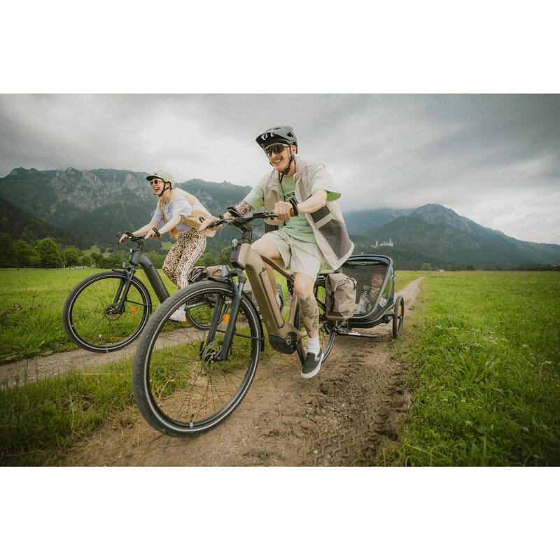 Vélo tout chemin électrique à moteur automatique owuru cadre haut, E-ACTV 900