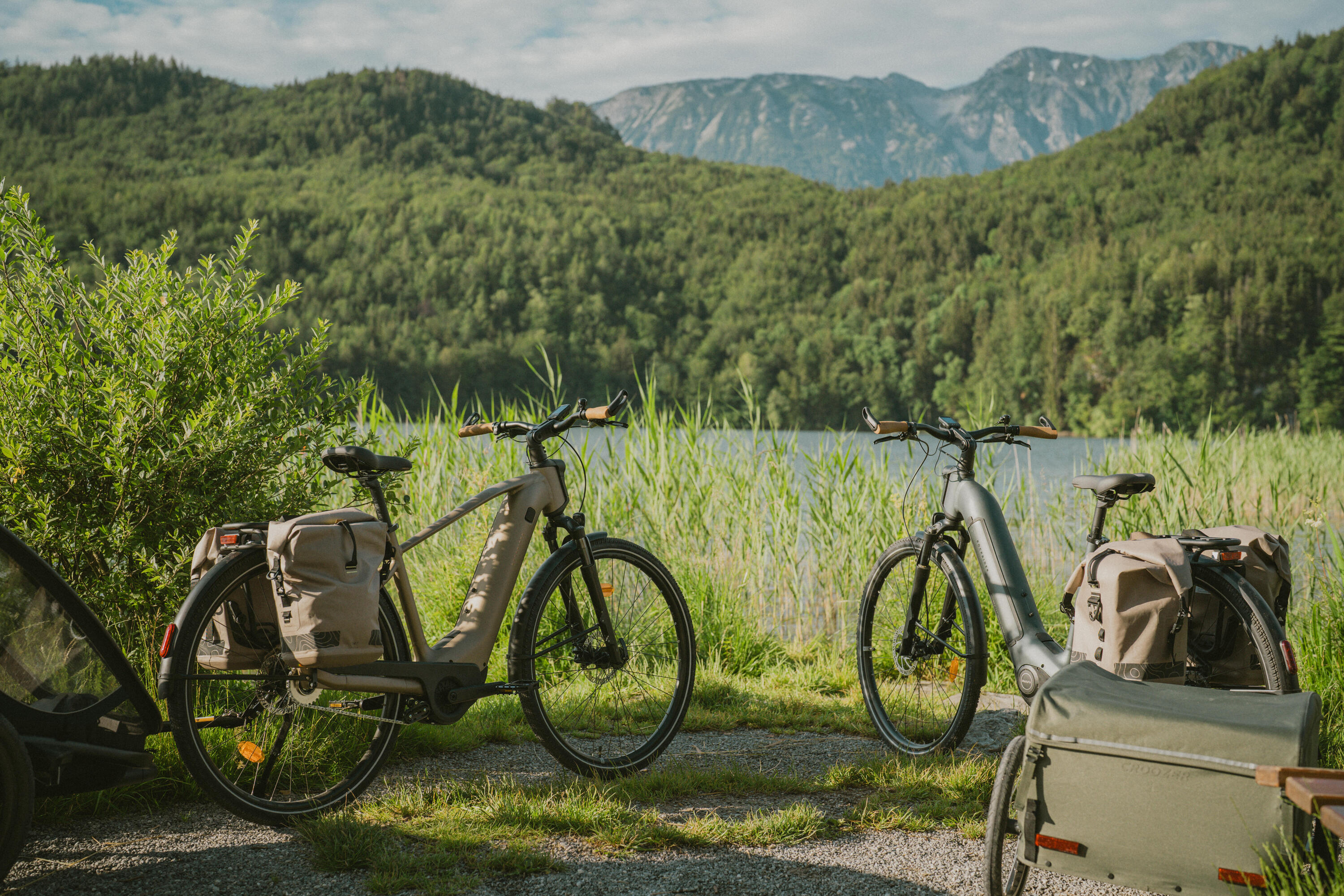 Vélo tout chemin électrique à moteur automatique owuru cadre haut, E-ACTV 900 14/17