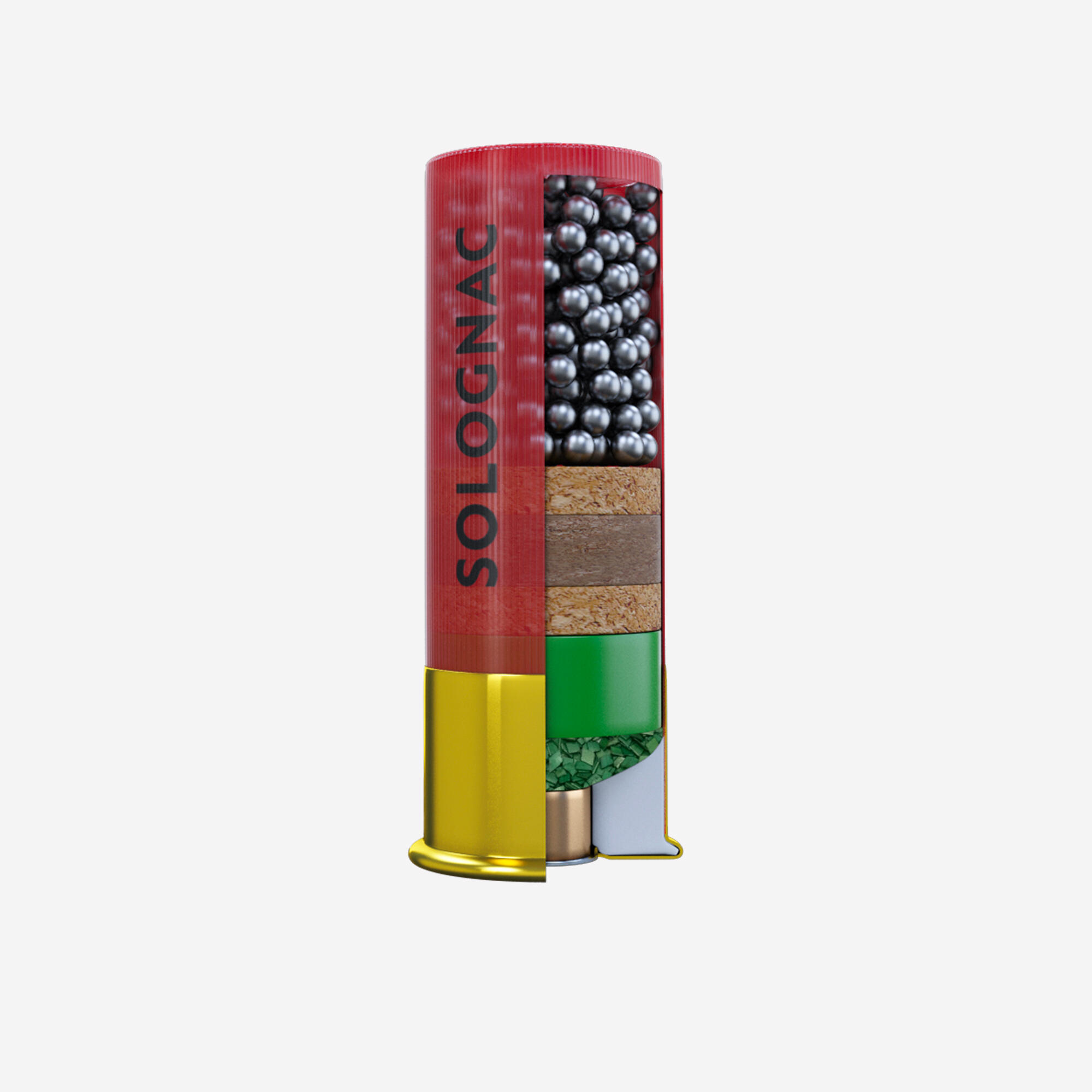 Cartucho Solognac M900 34 g Confort Calibre 12/70 Perdigón N.° 8 X 25 3/5