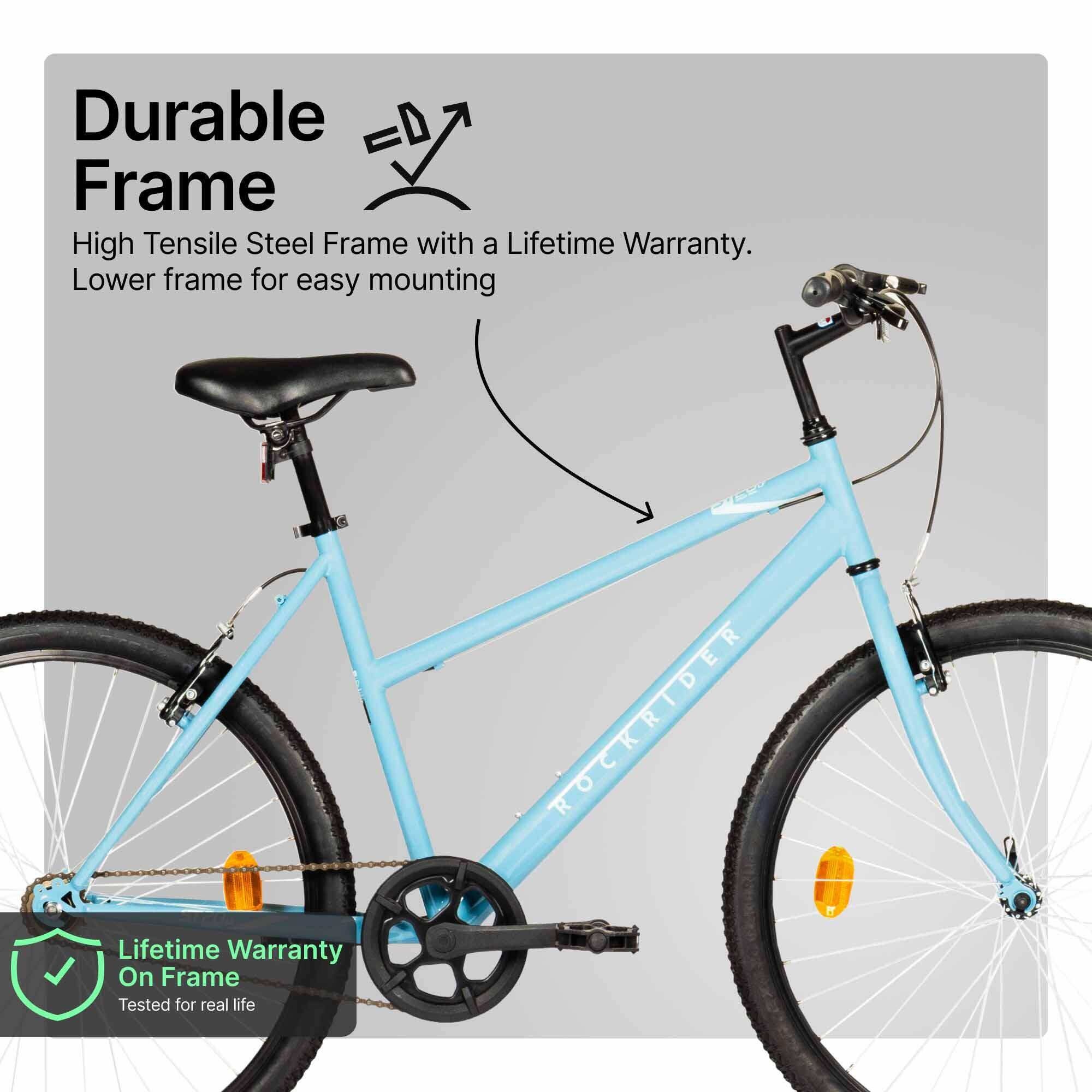 Mountain Bike Rockrider ST20 Low Frame - Steel Frame, Single Speed, MTB Tyres -  3