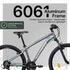 Mountain Bike Rockrider ST100 Grey - Aluminium Frame, 21 Speed, 80mm Suspension