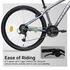 Mountain Bike Rockrider ST100 Grey - Aluminium Frame, 21 Speed, 80mm Suspension