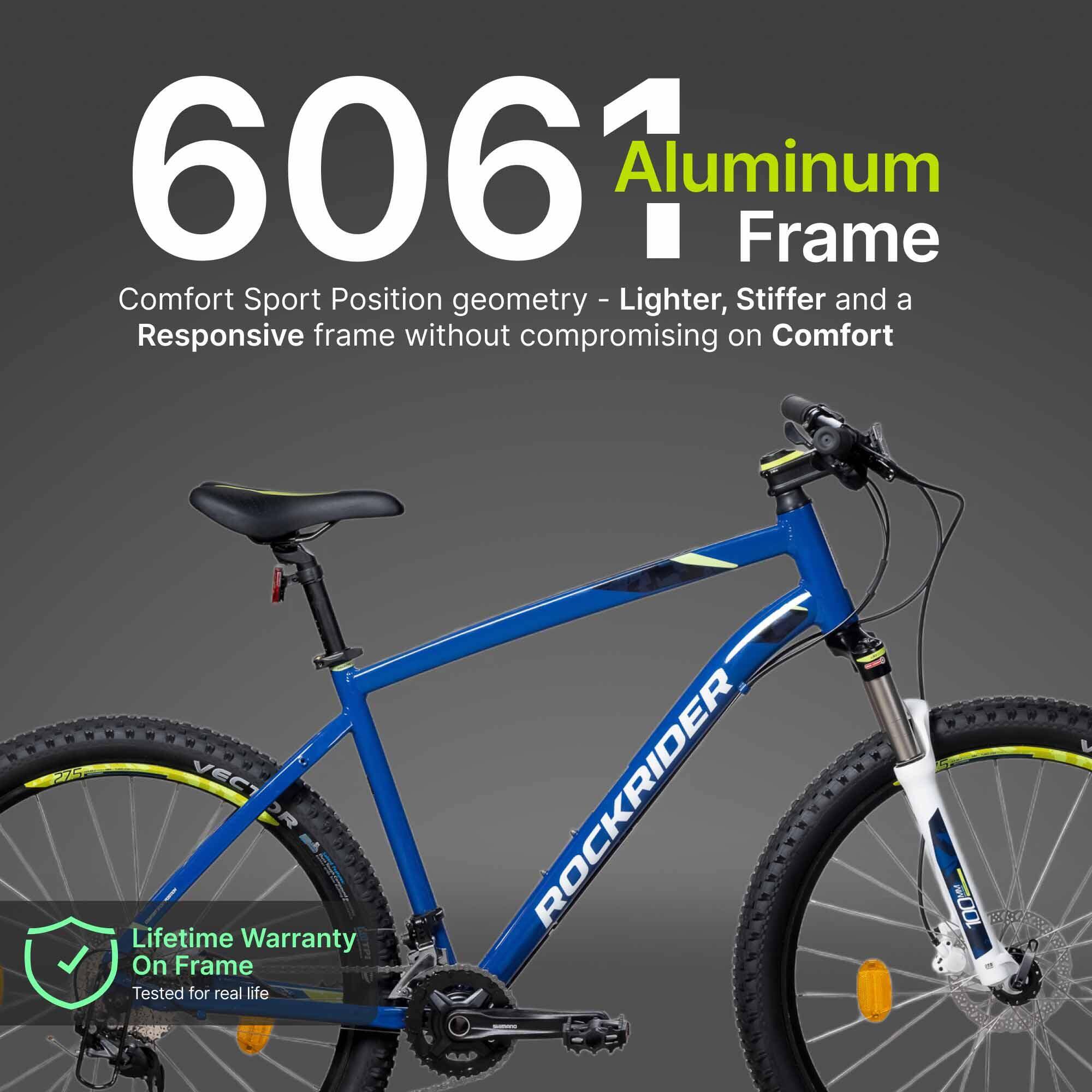 Mountain Bike Rockrider ST540 - Hydraulic Disc, 100mm Suspension, Shimano Gears -  3