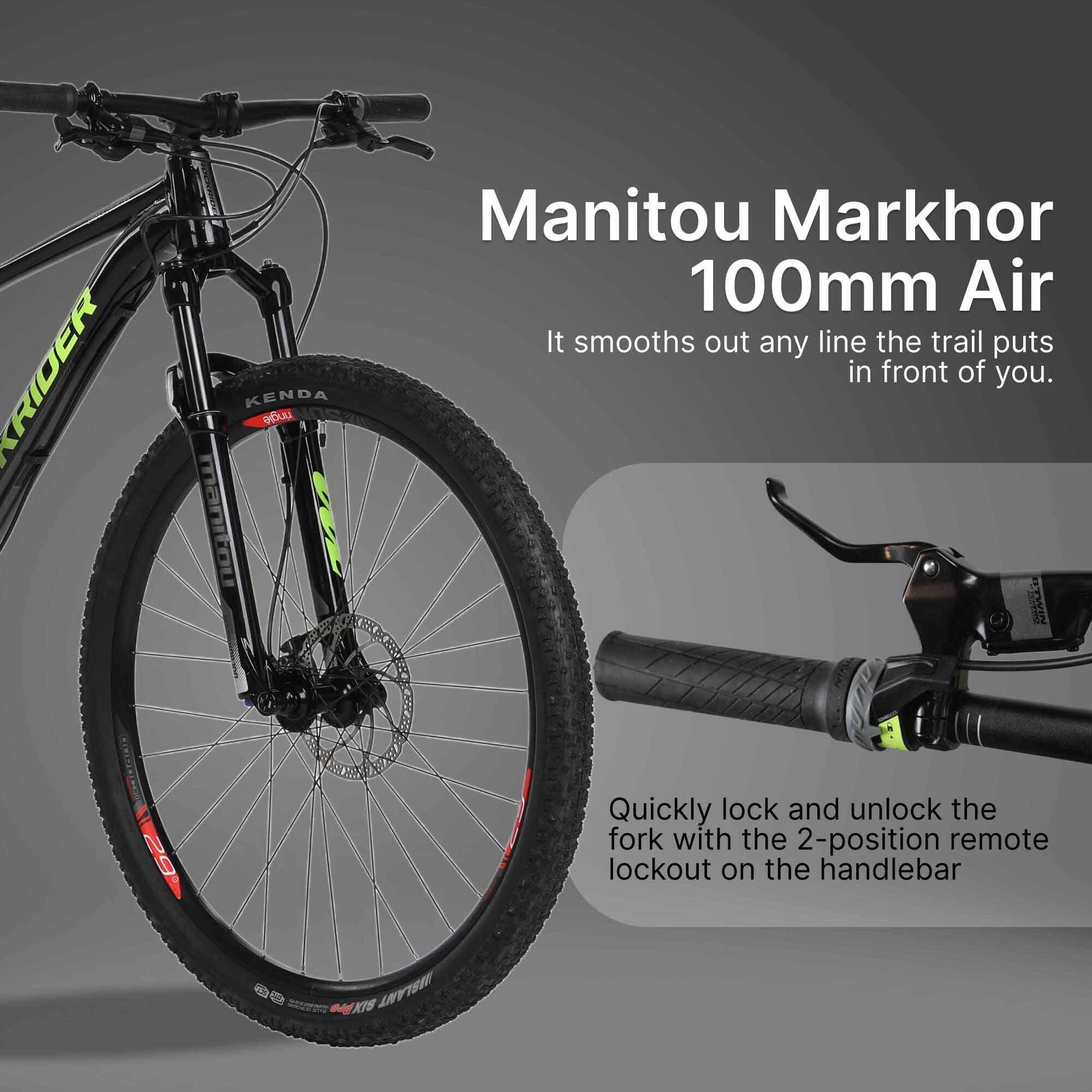Mountain Bike Rockrider XC100 - SRAM NX Eagle, Manitou Markhor, Tektro Hydraulic -  3