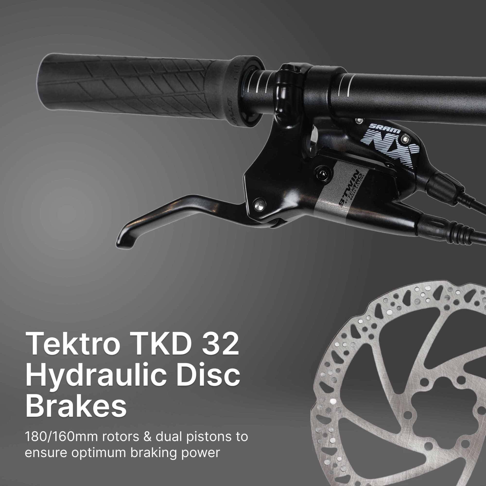 Mountain Bike Rockrider XC100 - SRAM NX Eagle, Manitou Markhor, Tektro Hydraulic -  5