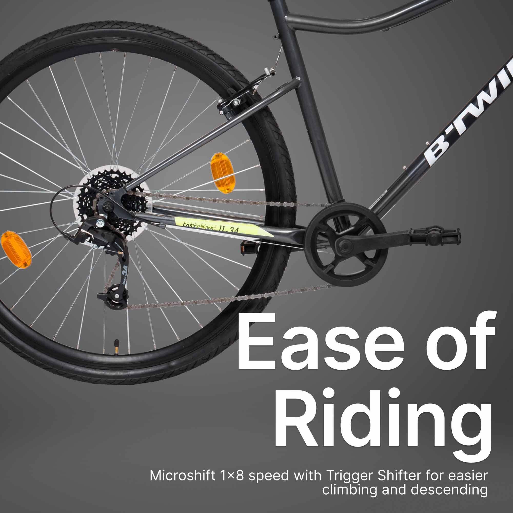 Cycle Hybrid Riverside 120 8 Speed Trigger Shifter Unisex Frame 28 In wheels -  5