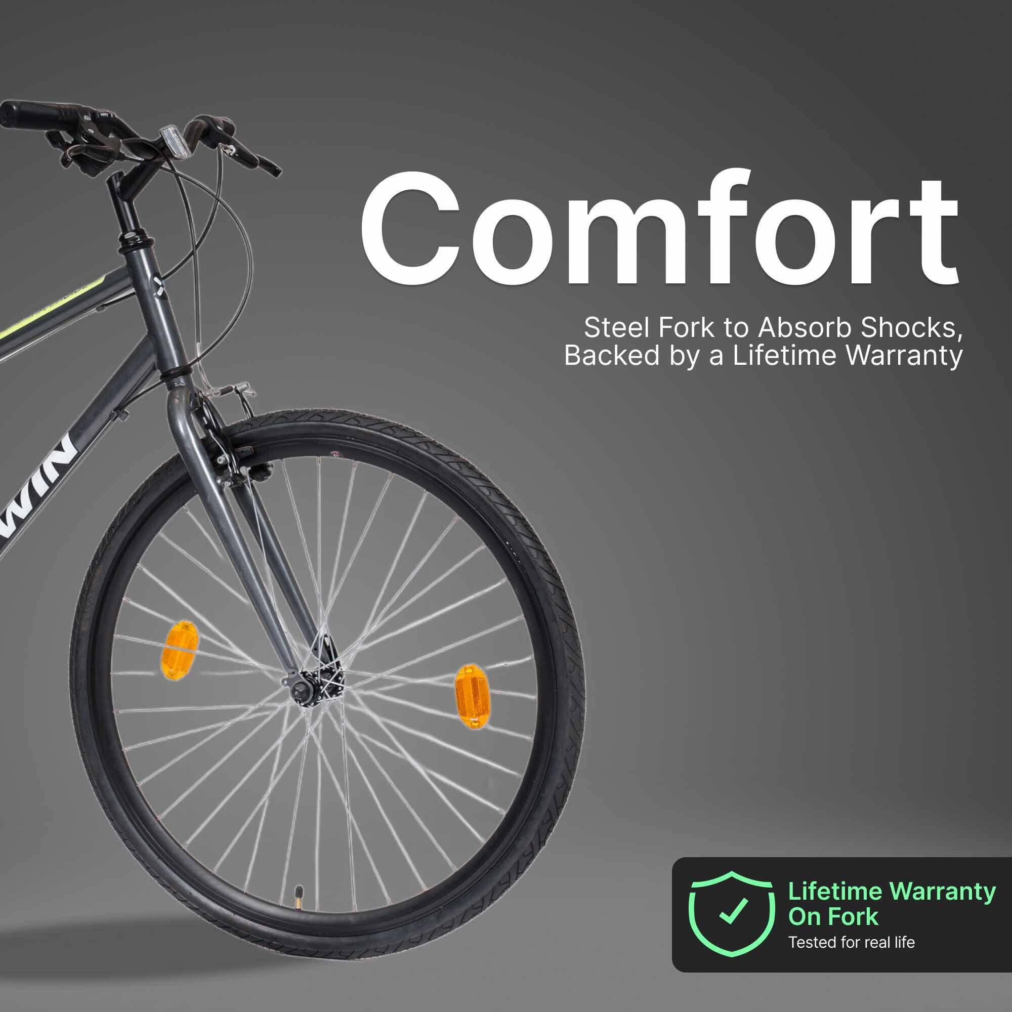 Cycle Hybrid Riverside 120 8 Speed Trigger Shifter Unisex Frame 28 In wheels -  4