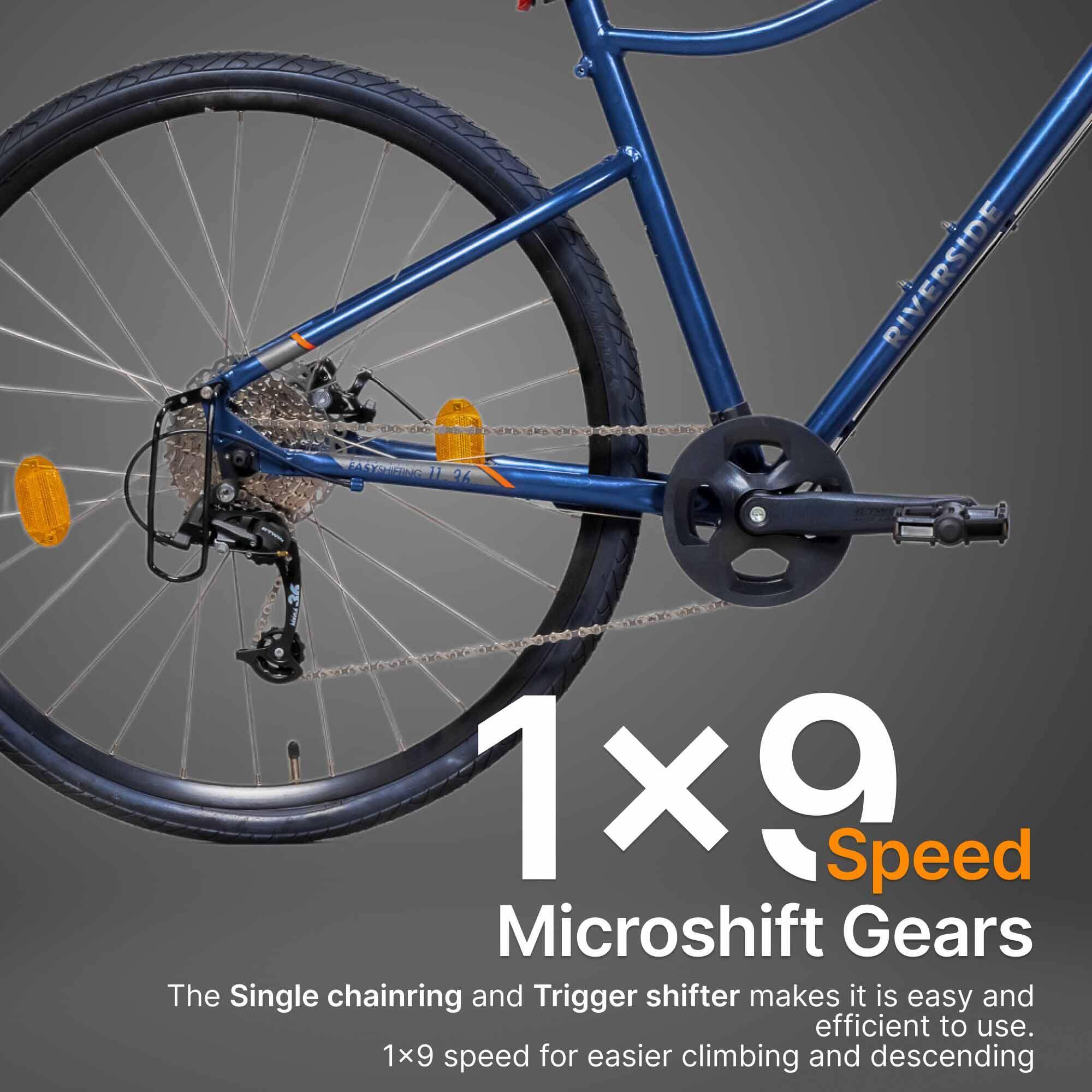 Hybrid Cycle Riverside 500 - Disc Brakes, Aluminium Frame, 63mm Suspension -  5