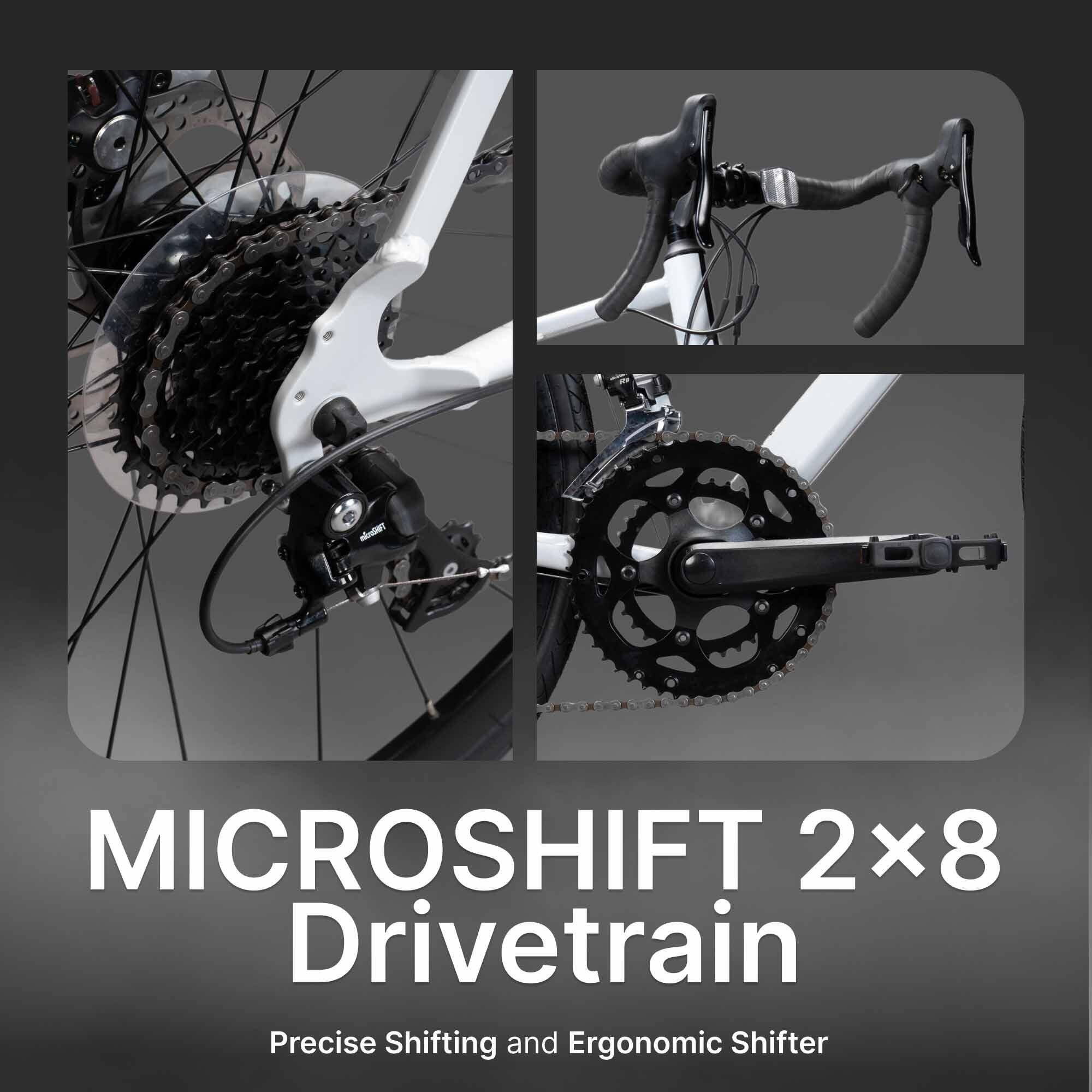 Road Bike Triban RC120 - Disc Brakes, Carbon Fork, 2x8 Speed, Aluminium Frame -  5