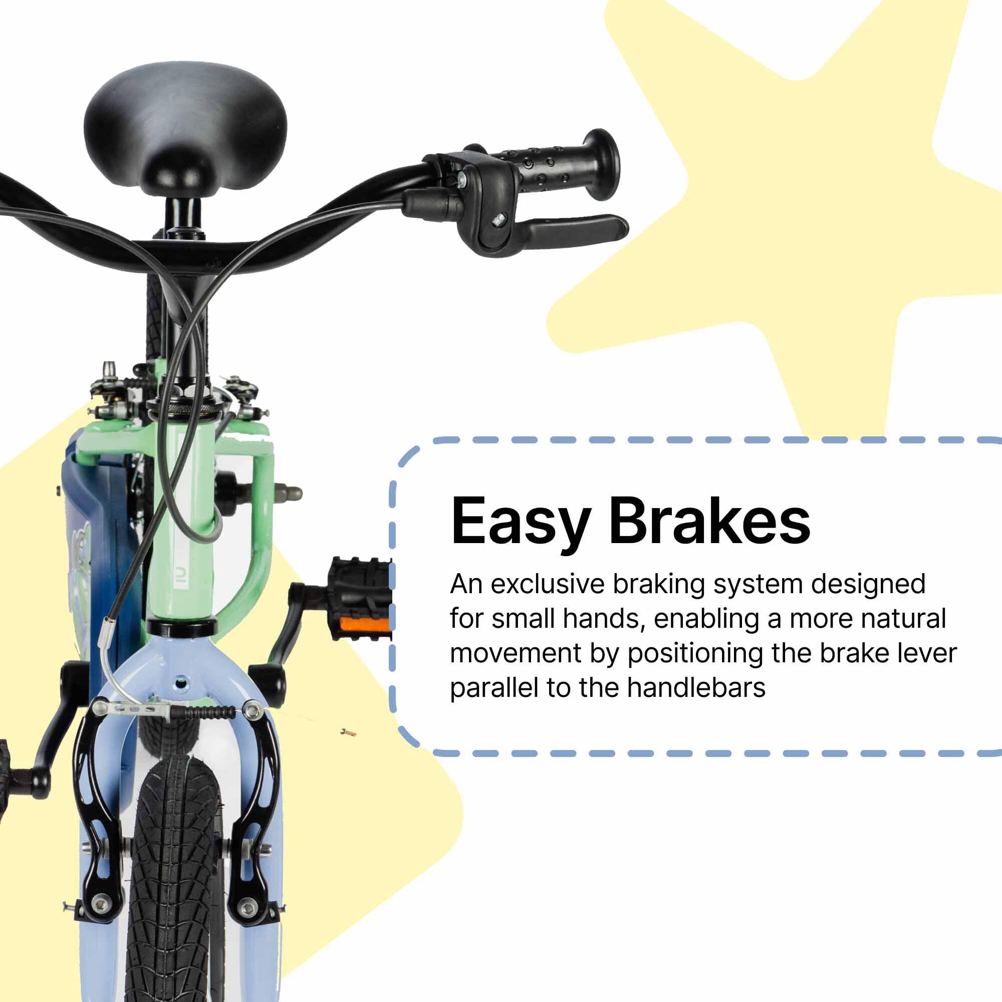 Kids Cycle 4 - 6 years (16inch) - Robot 100