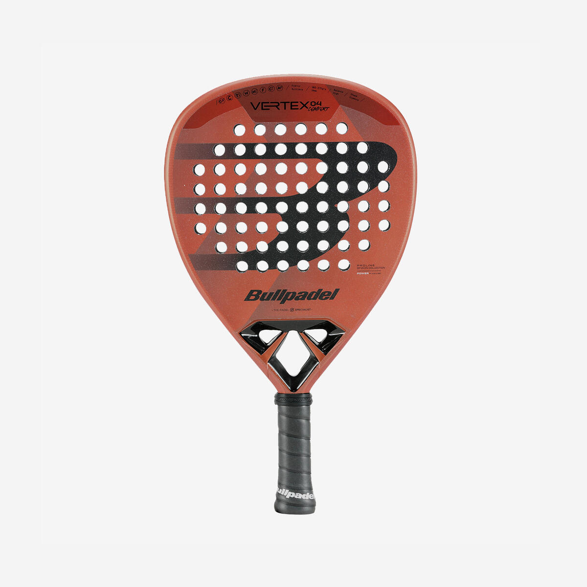 Raquette de padel adulte - bullpadel vertex 04 comfort 25