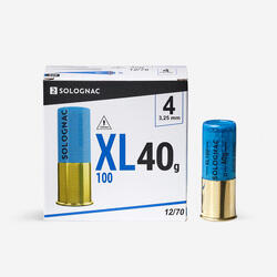 CARTOUCHE XL100 40g CALIBRE 12/70 PLOMB N°4 X25