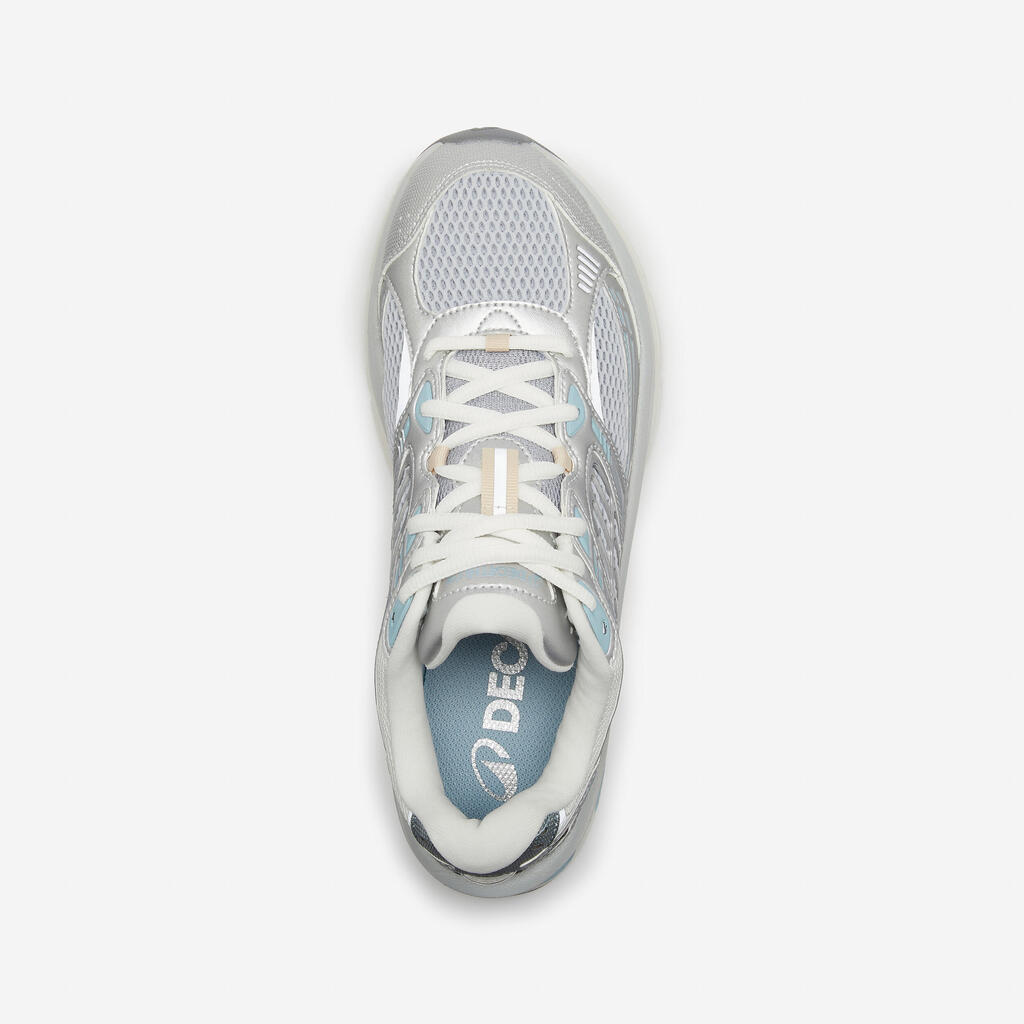 Baskets Femme, RR2K gris, bleu clair et beige