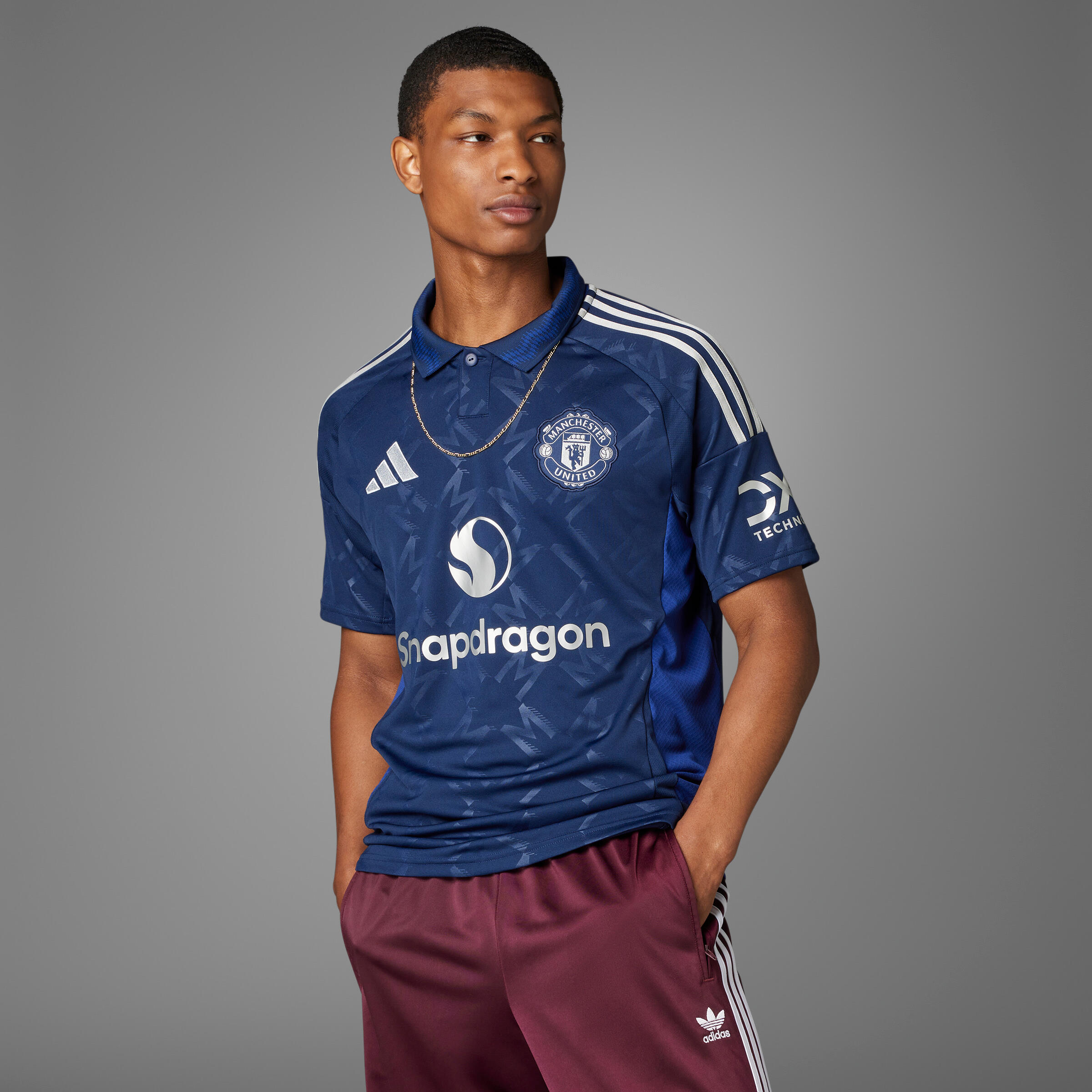 Adidas Adult Manchester United Away Shirt 24/25 Season