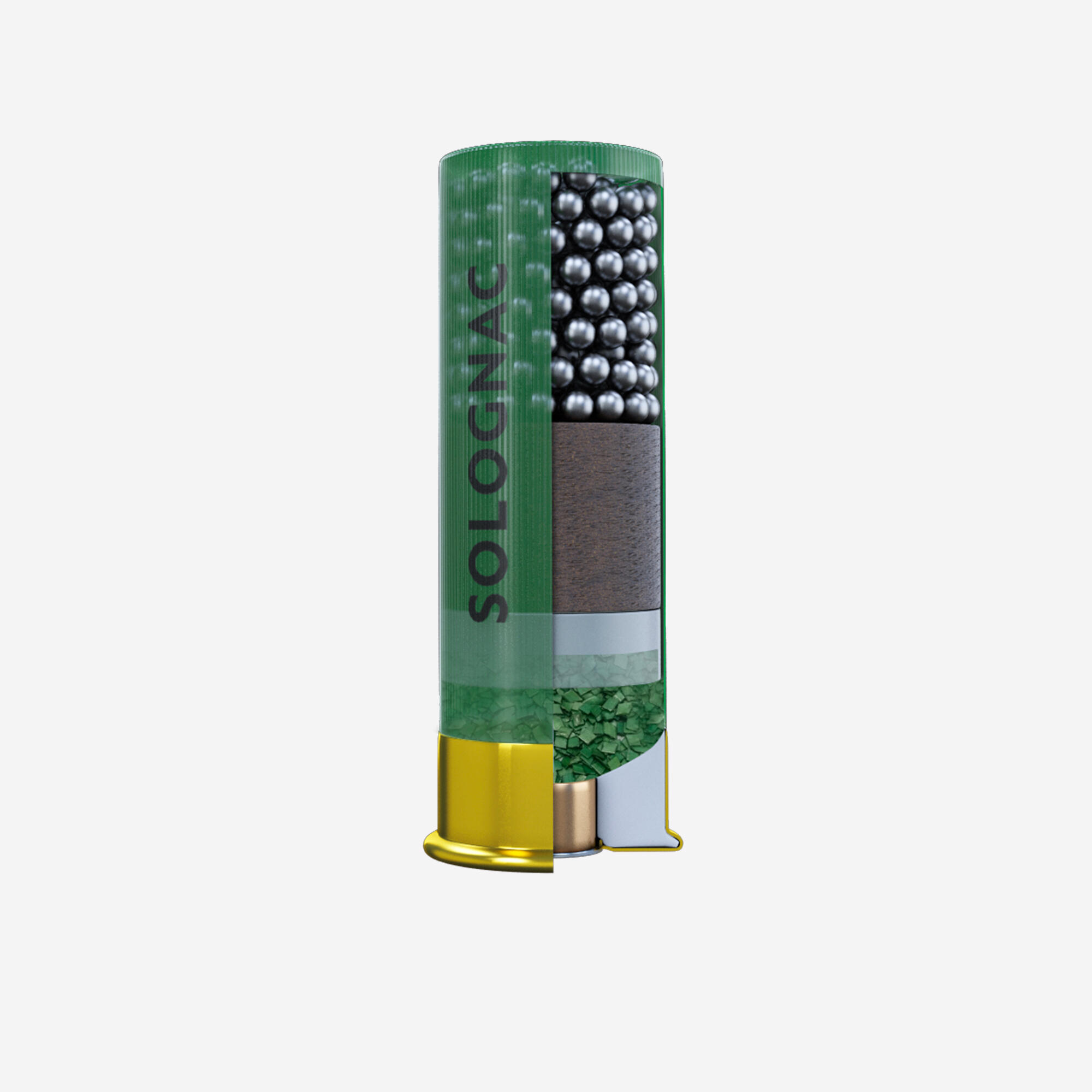 Cartucho Solognac L100 28 g Calibre 16/67 Perdigón N.° 6 x25 3/4