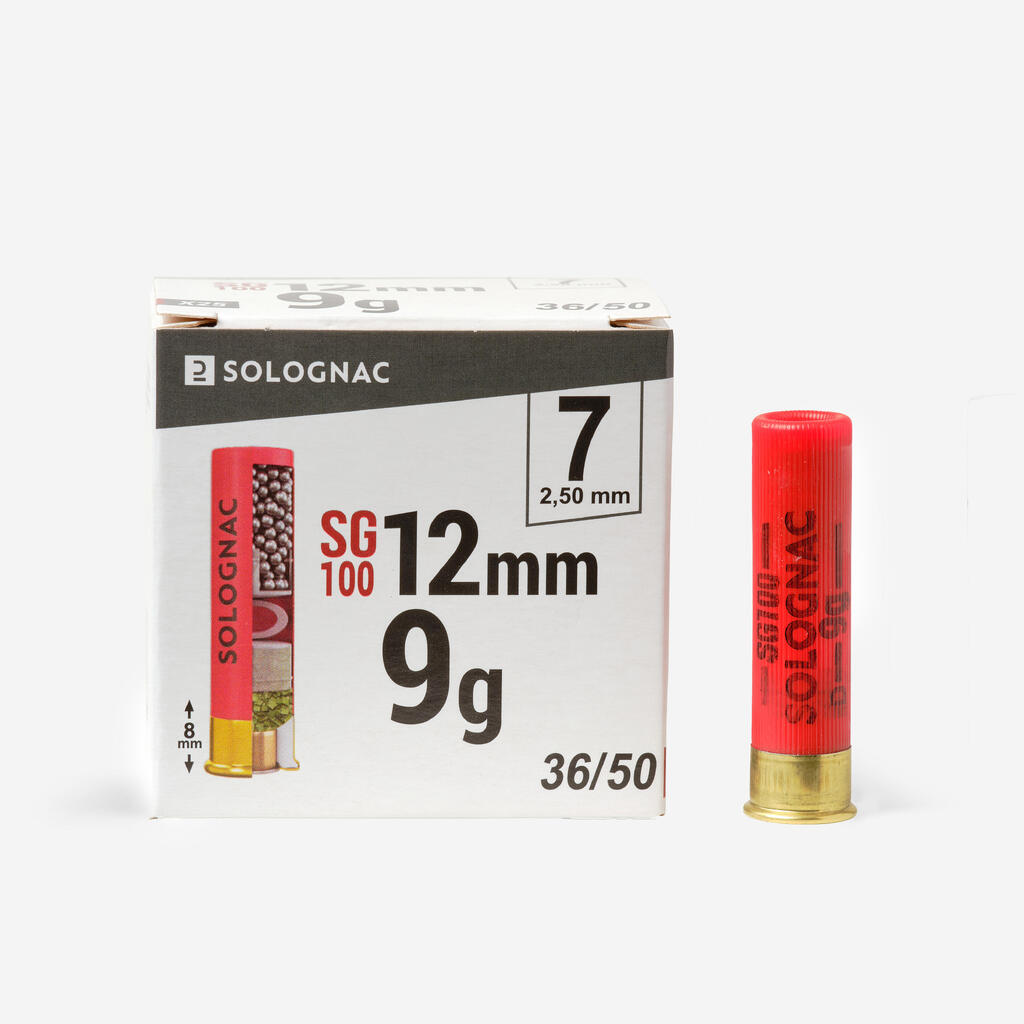 CARTRIDGE SG100 12 mm SHOT 7 x25