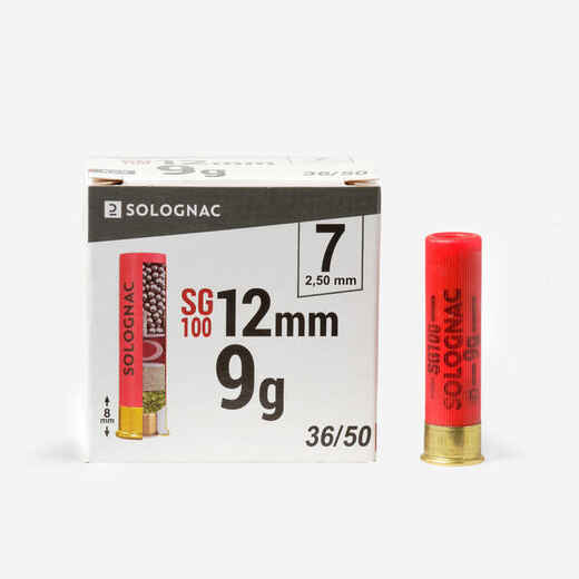 
      CARTRIDGE SG100 12 mm SHOT 7 x25
  