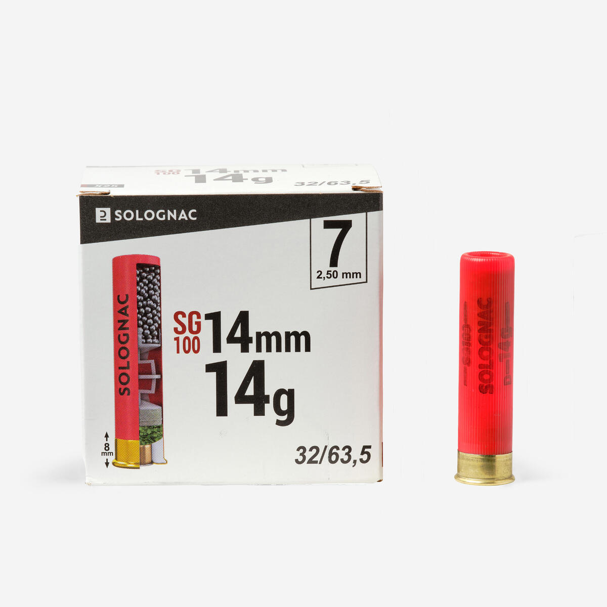 CARTOUCHE SG100 14MM PB7 X25