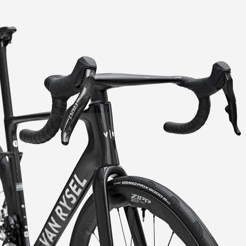 Bicicletă șosea RCR PRO SRAM RED AXS SENZOR PUTERE ZIPP353 NSW Negru strălucitor