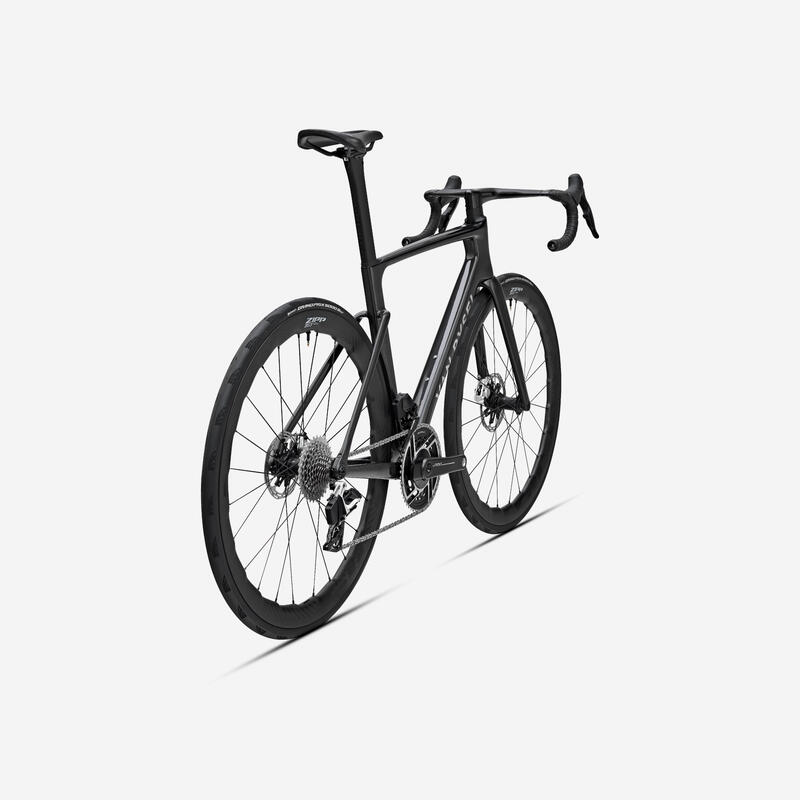 Bicicletă șosea RCR PRO SRAM RED AXS SENZOR PUTERE ZIPP353 NSW Negru strălucitor