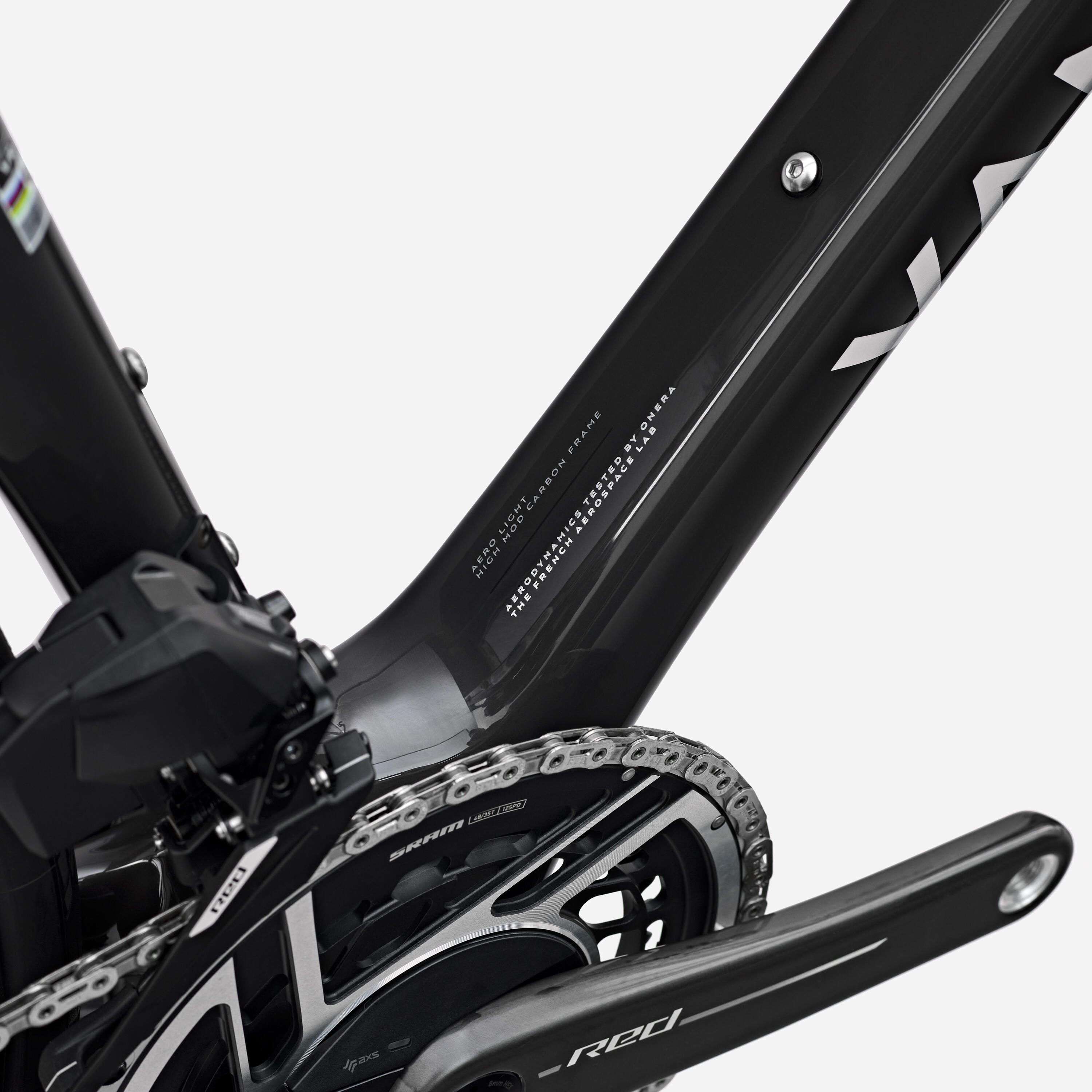 Rennrad RCR Pro SRAM RED AXS Powermeter Zipp 353 NSW schwarz glänzend 15/19