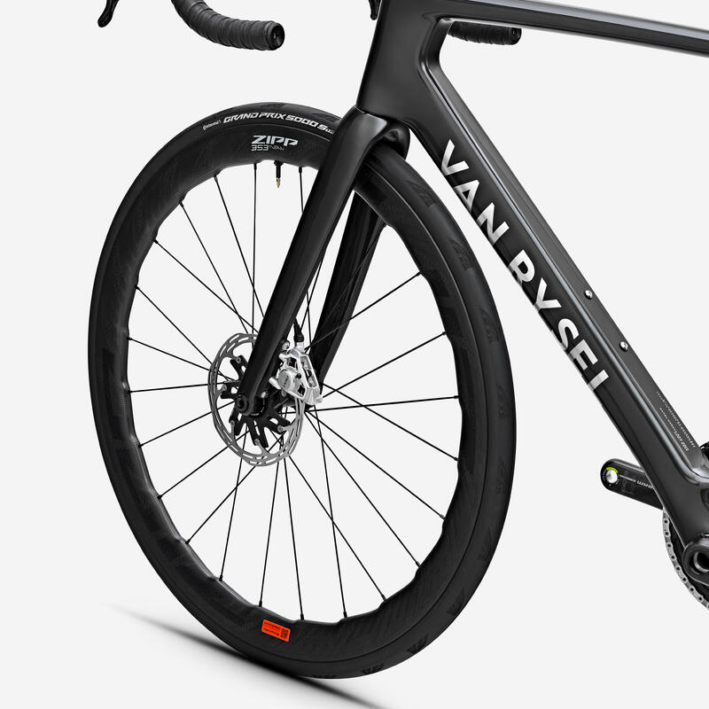 Bicicletă șosea RCR PRO SRAM RED AXS SENZOR PUTERE ZIPP353 NSW Negru strălucitor