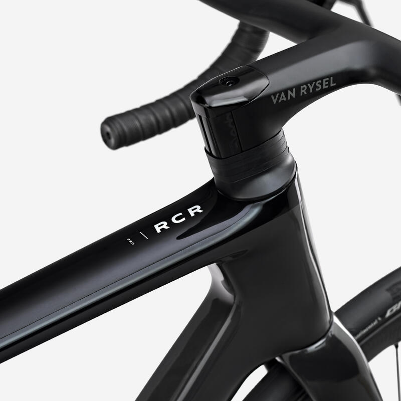 Bicicletă șosea RCR PRO SRAM RED AXS SENZOR PUTERE ZIPP353 NSW Negru strălucitor