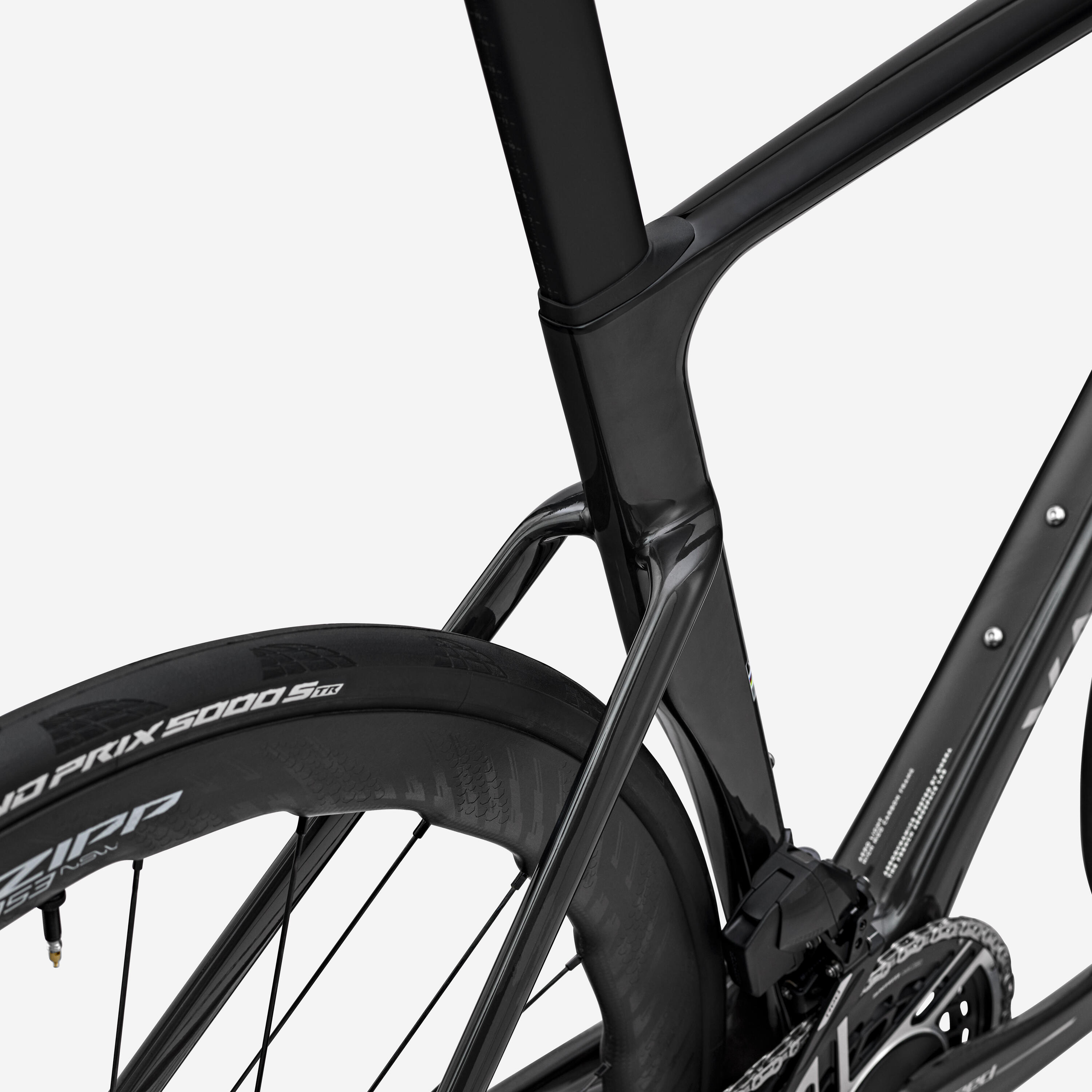 Rennrad RCR Pro SRAM RED AXS Powermeter Zipp 353 NSW schwarz glänzend 11/19