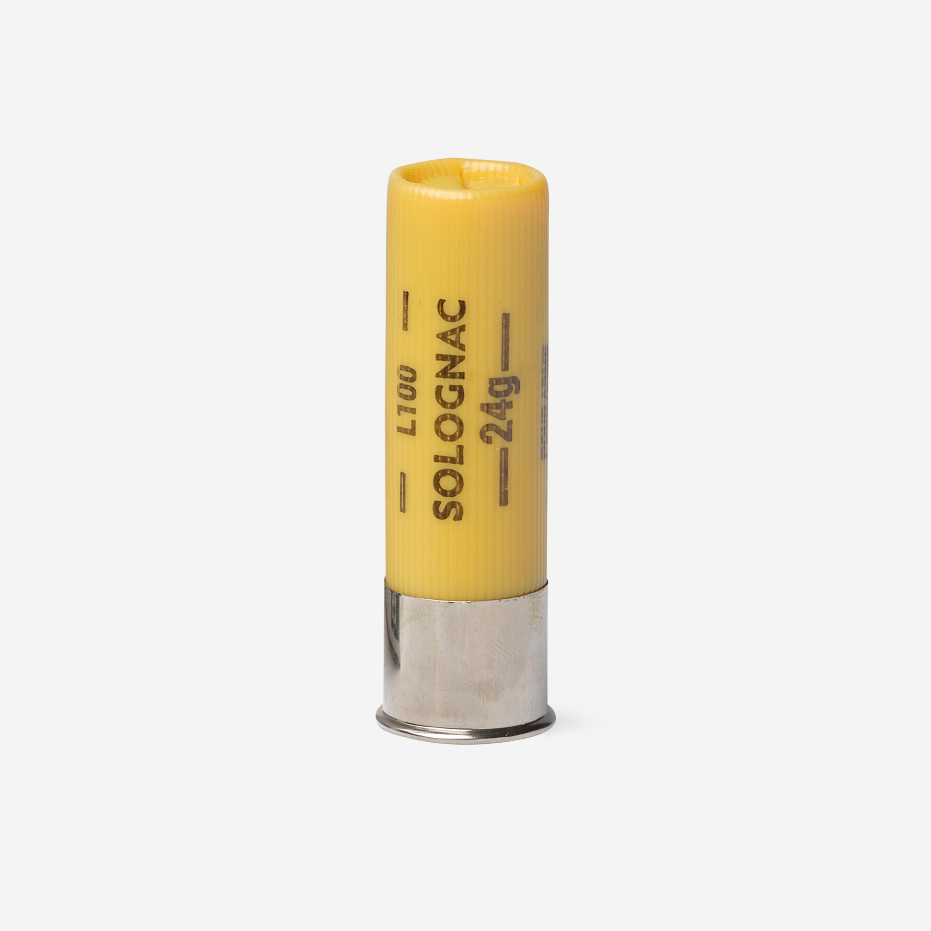 Cartucho Solognac L100 24 g Calibre 20/70 Alta Presión Perdigón Acero N.° 4 x25 4/4