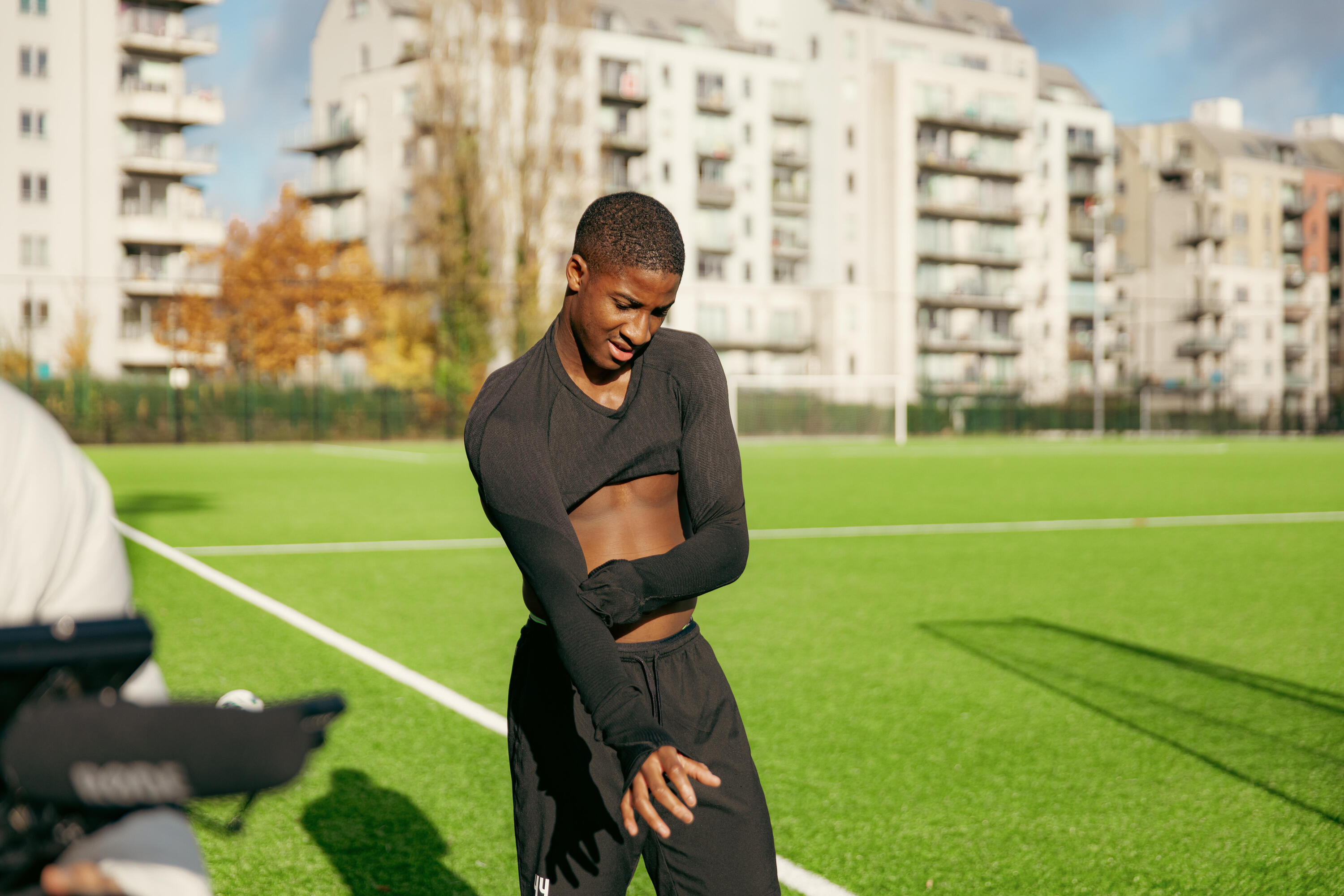 Soccer Long-Sleeved Seamless Thermal Base Layer Top, Keepdry 9/18