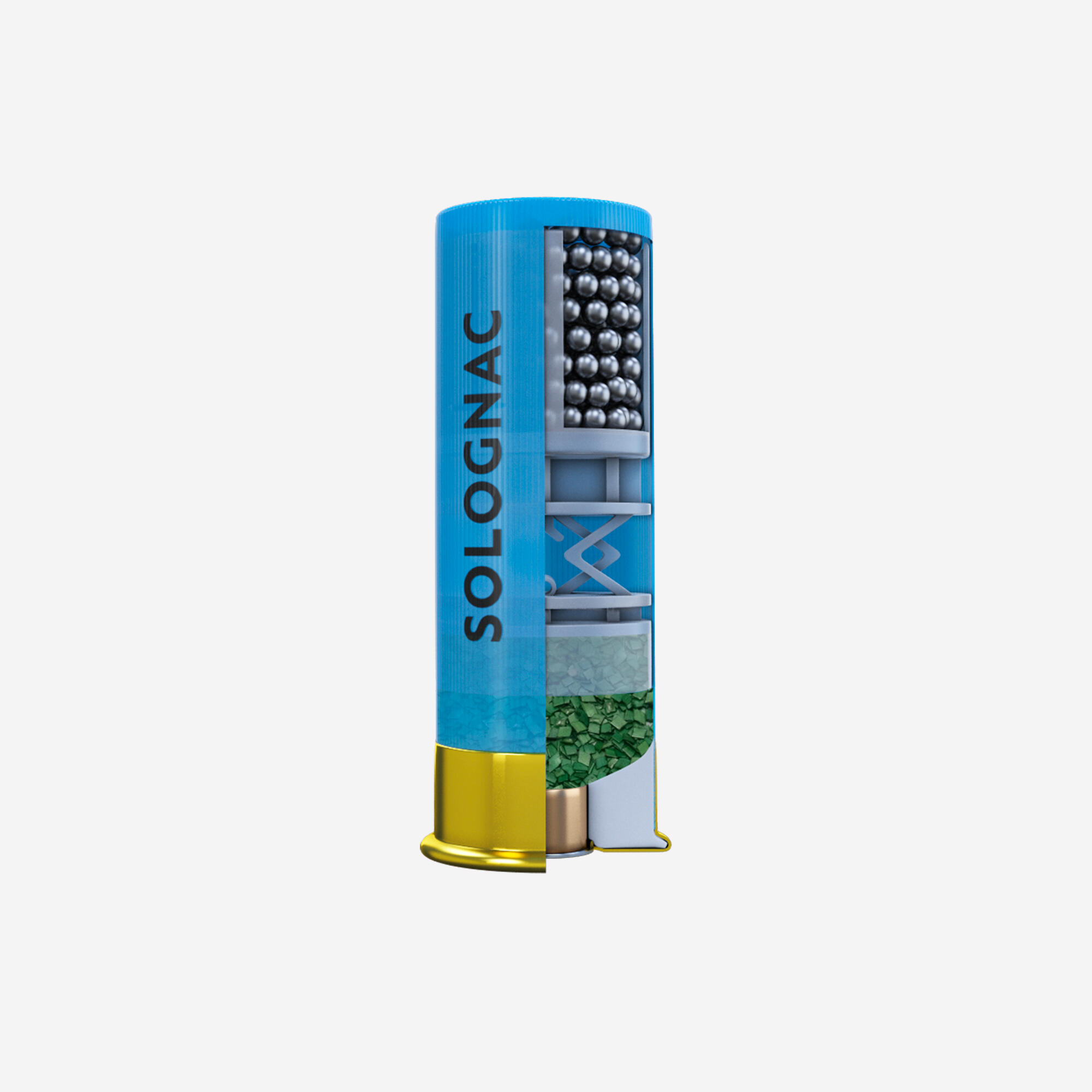 SOLOGNAC Náboje T100 na trap 28 g kaliber 12/70 brok č. 7,5 250 ks CAL 12 · záber 5