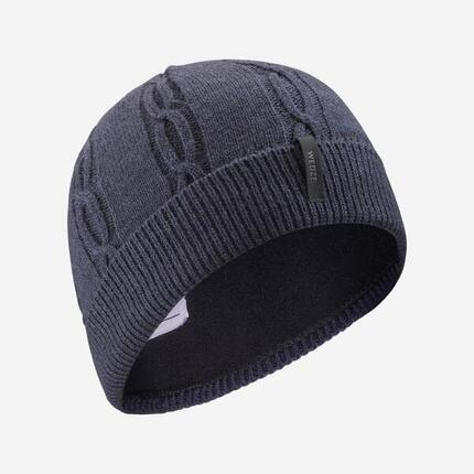 Bonnet en laine enfant, Torsade bleu