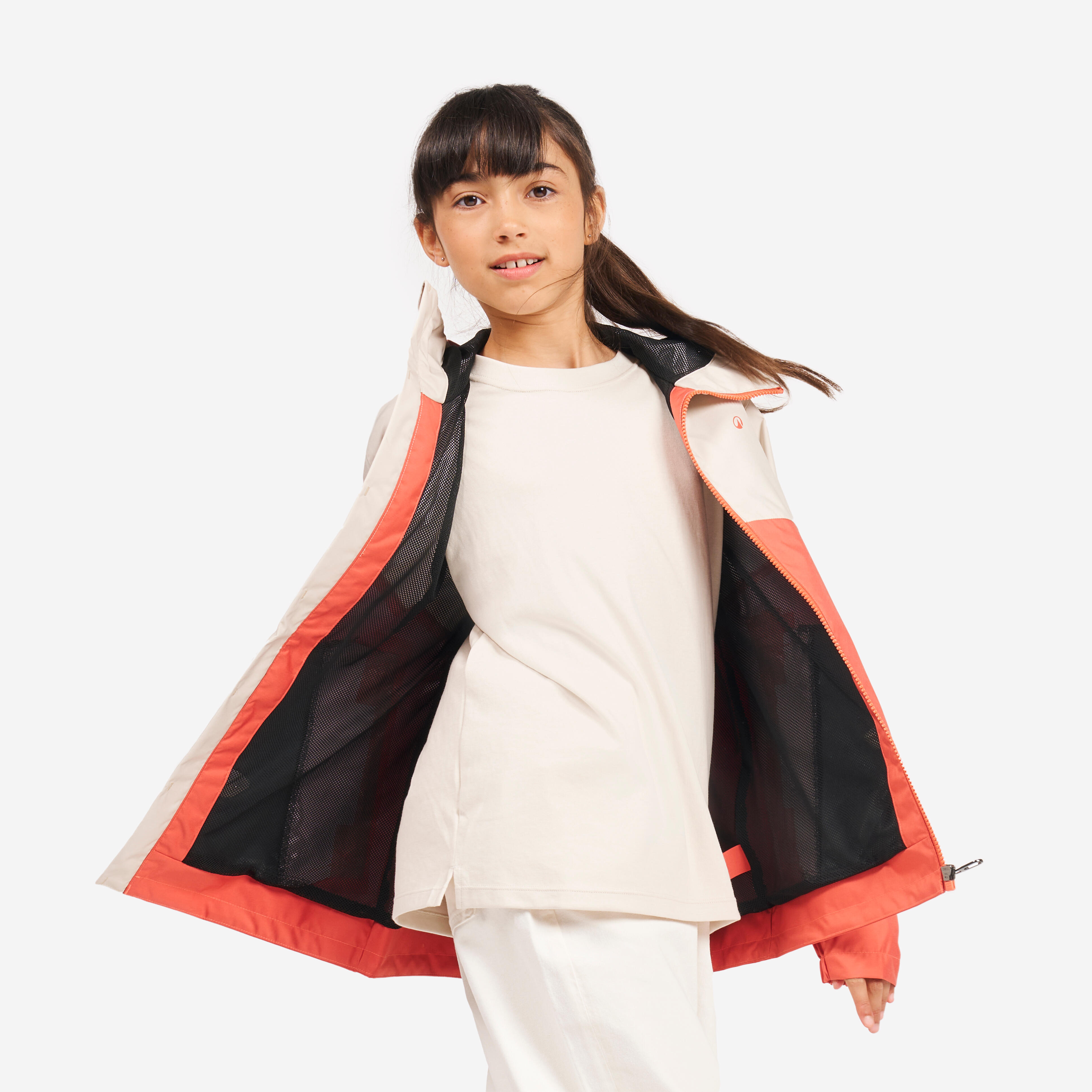Kids’ Sailing Waterproof Jacket, 100 - TRIBORD