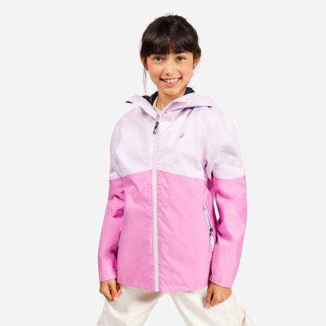 DECATHLON Chaqueta impermeable navegación niños rosado