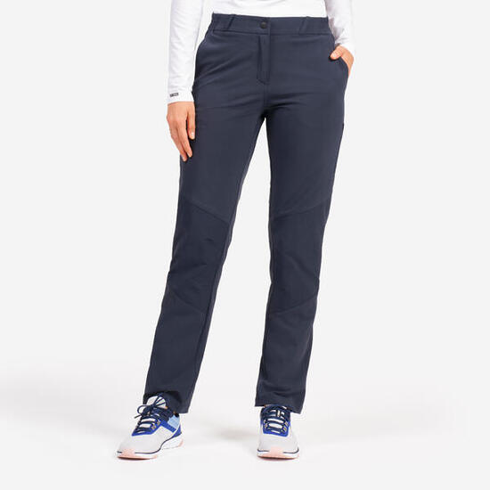 Pantaloni vela donna SAILING 500 nero-grigio