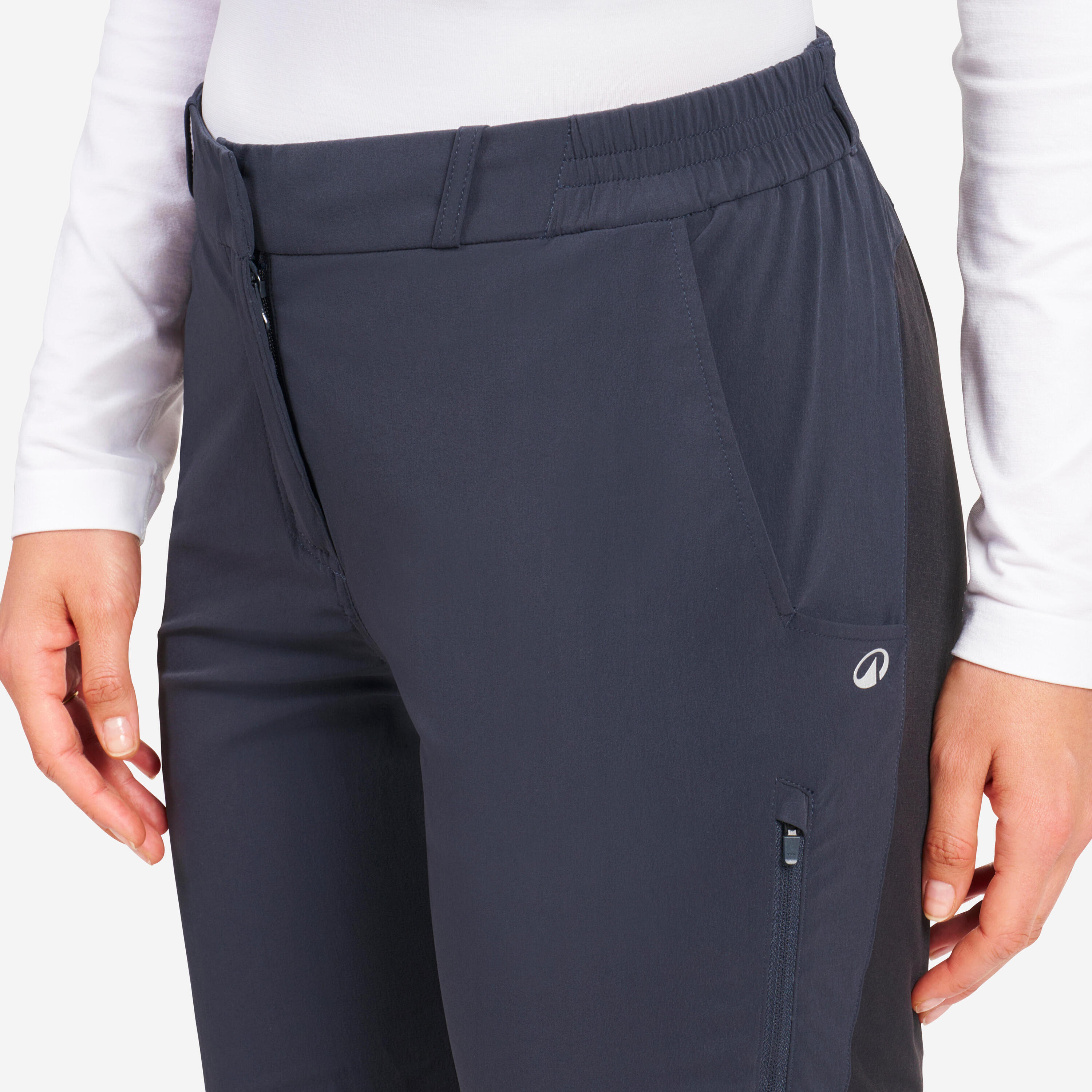 Short de voile déperlant Femme - Sailing 500 gris foncé 3/6