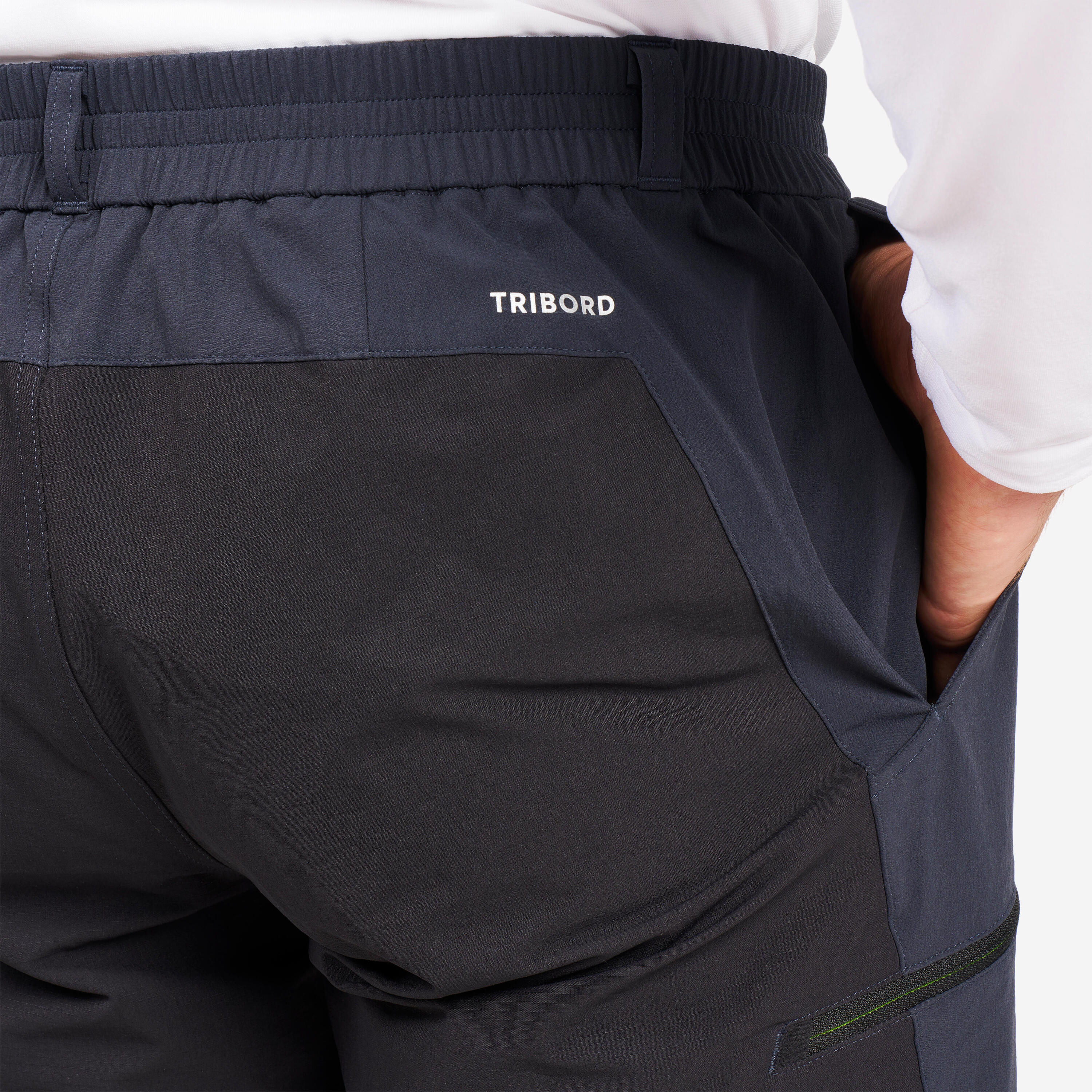 Shorts Segeln Herren wasserabweisend 500 grau/schwarz 6/6