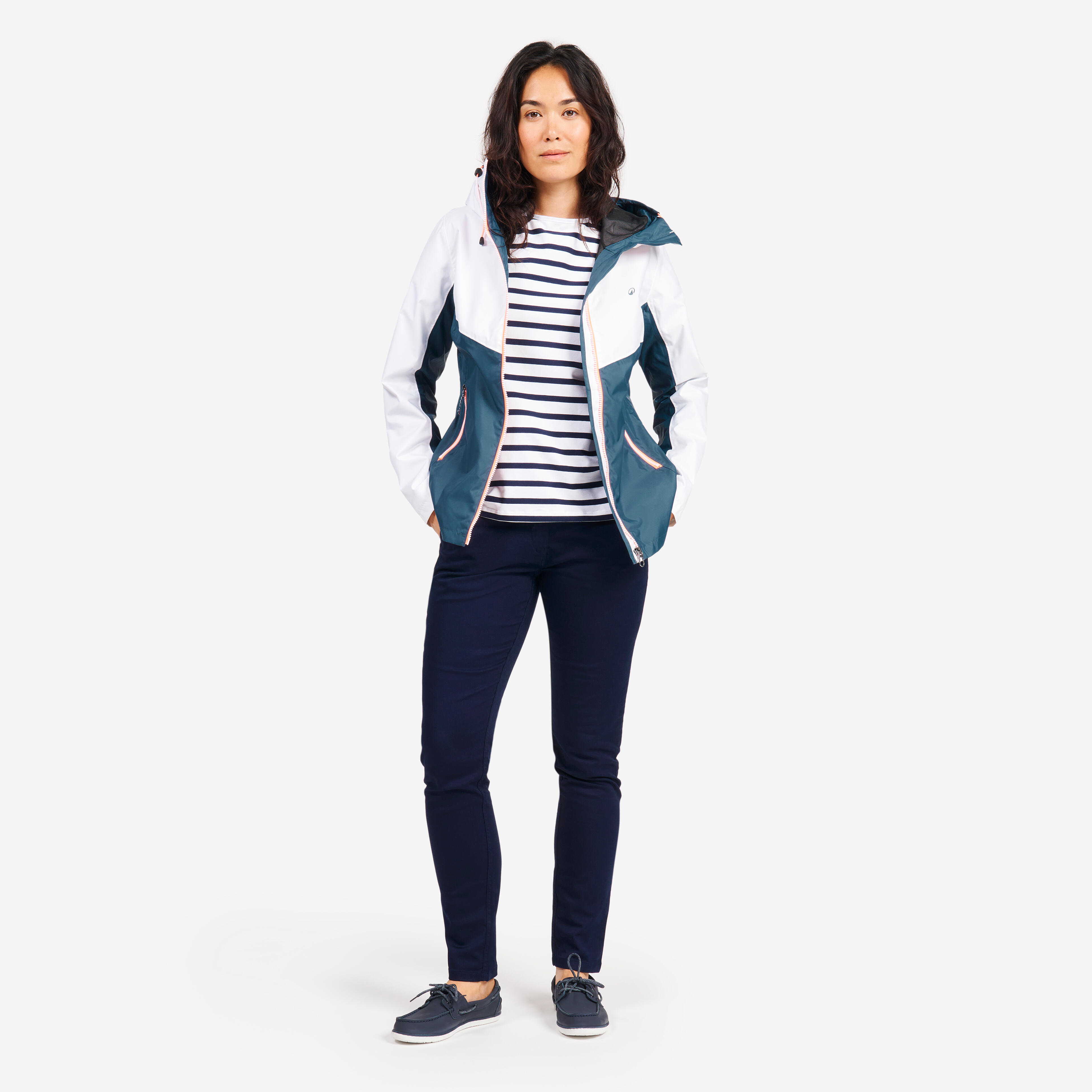 Manteau de voile imperméable et coupe-vent femme – 100 - TRIBORD