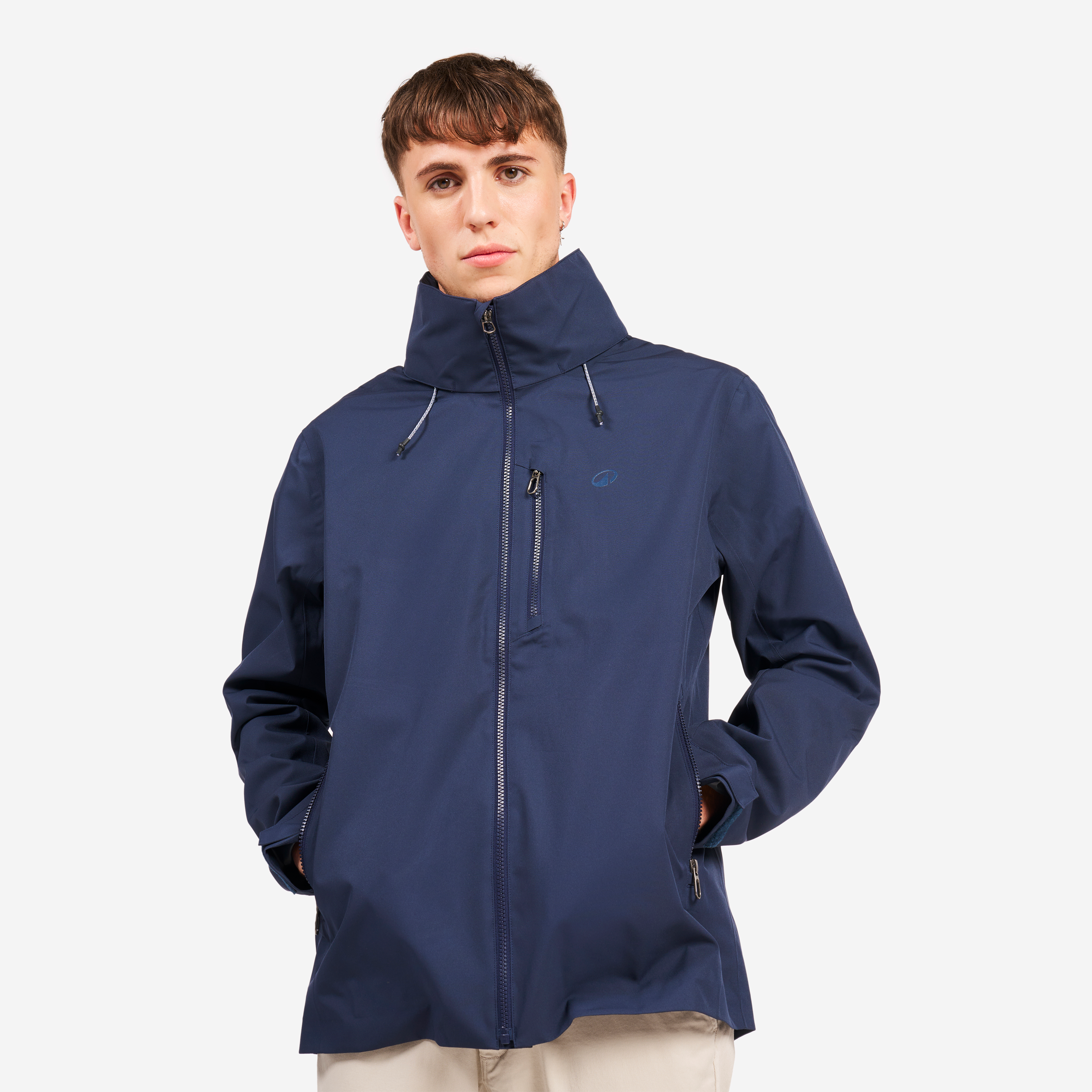 Veste de voile imperméable coupe vent homme - sailing 500 bleu marine - Voile, Bateau - Tribord- Clubs - Entreprises - Collectivités - Associations