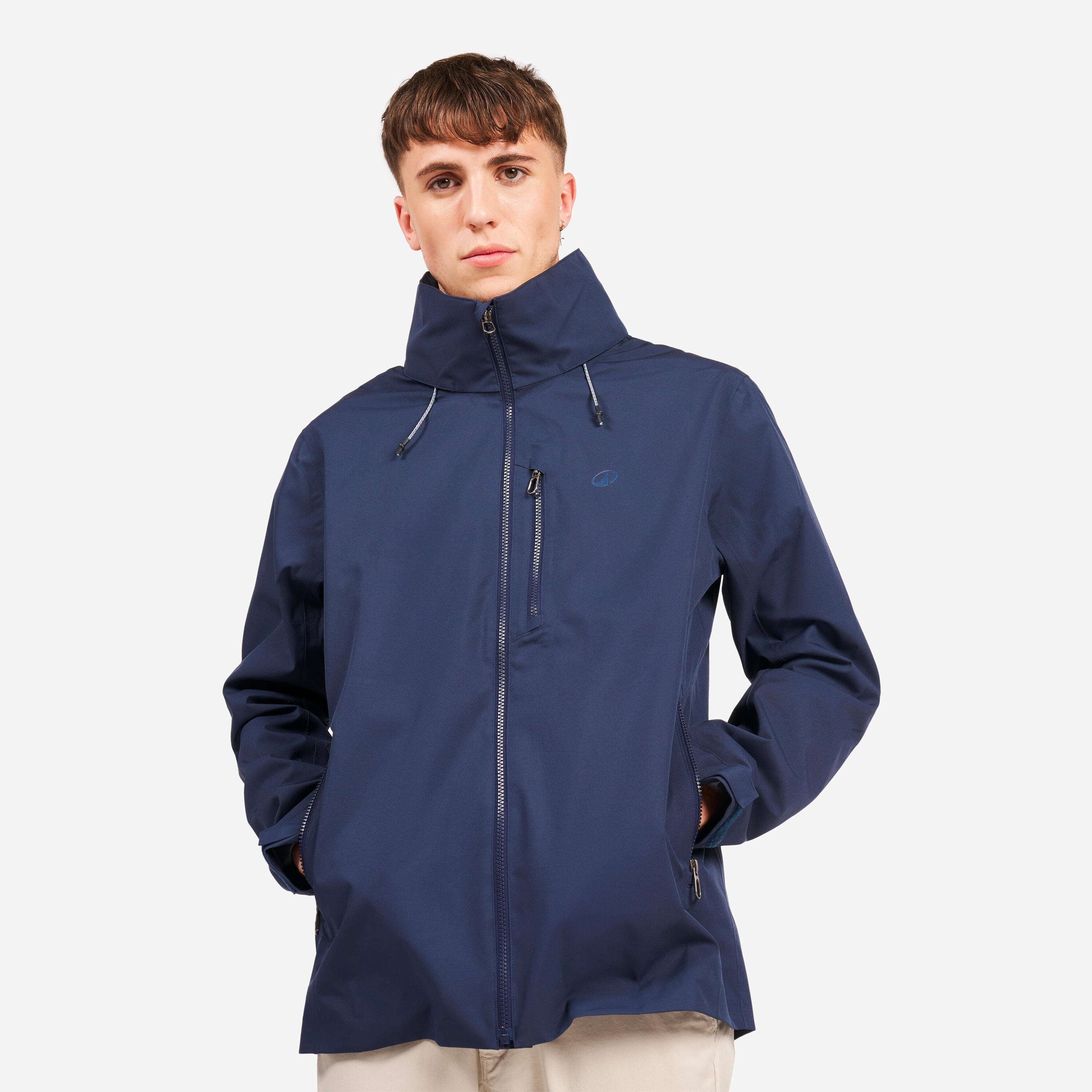 TRIBORD Water- en winddichte zeiljas voor heren Sailing 500 marineblauw