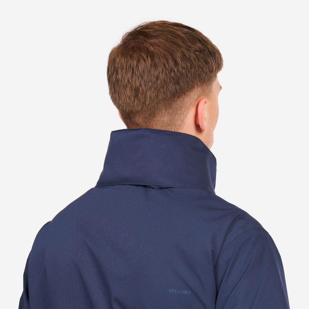 Men’s sailing waterproof windproof jacket - Sailing 500 white