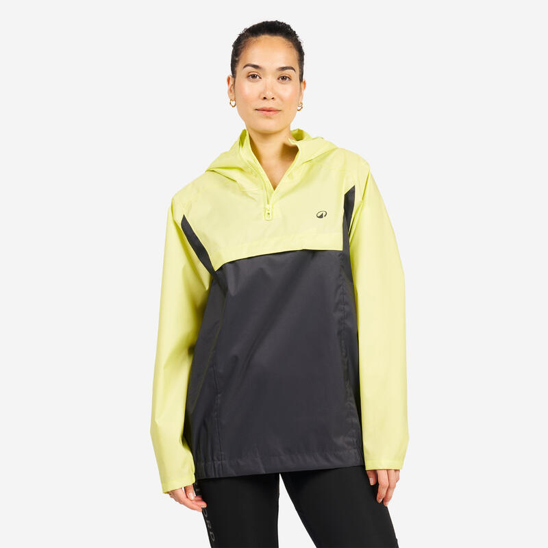 Vareuse coupe-vent de voile et kayak Adulte - 100 jaune citron gris