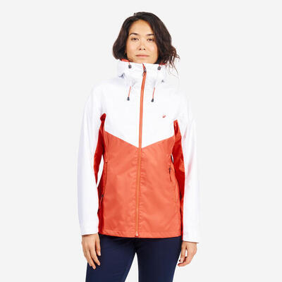 Giacca vela donna SAILING 100 impermeabile blu