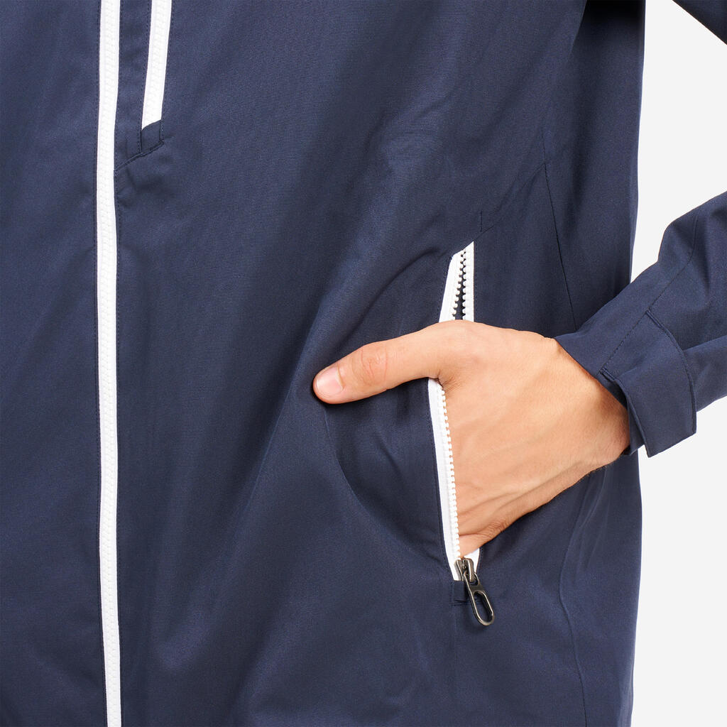 Men’s sailing waterproof windproof jacket - Sailing 500 white