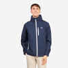 Men’s sailing waterproof jacket - Sailing 500 navy white