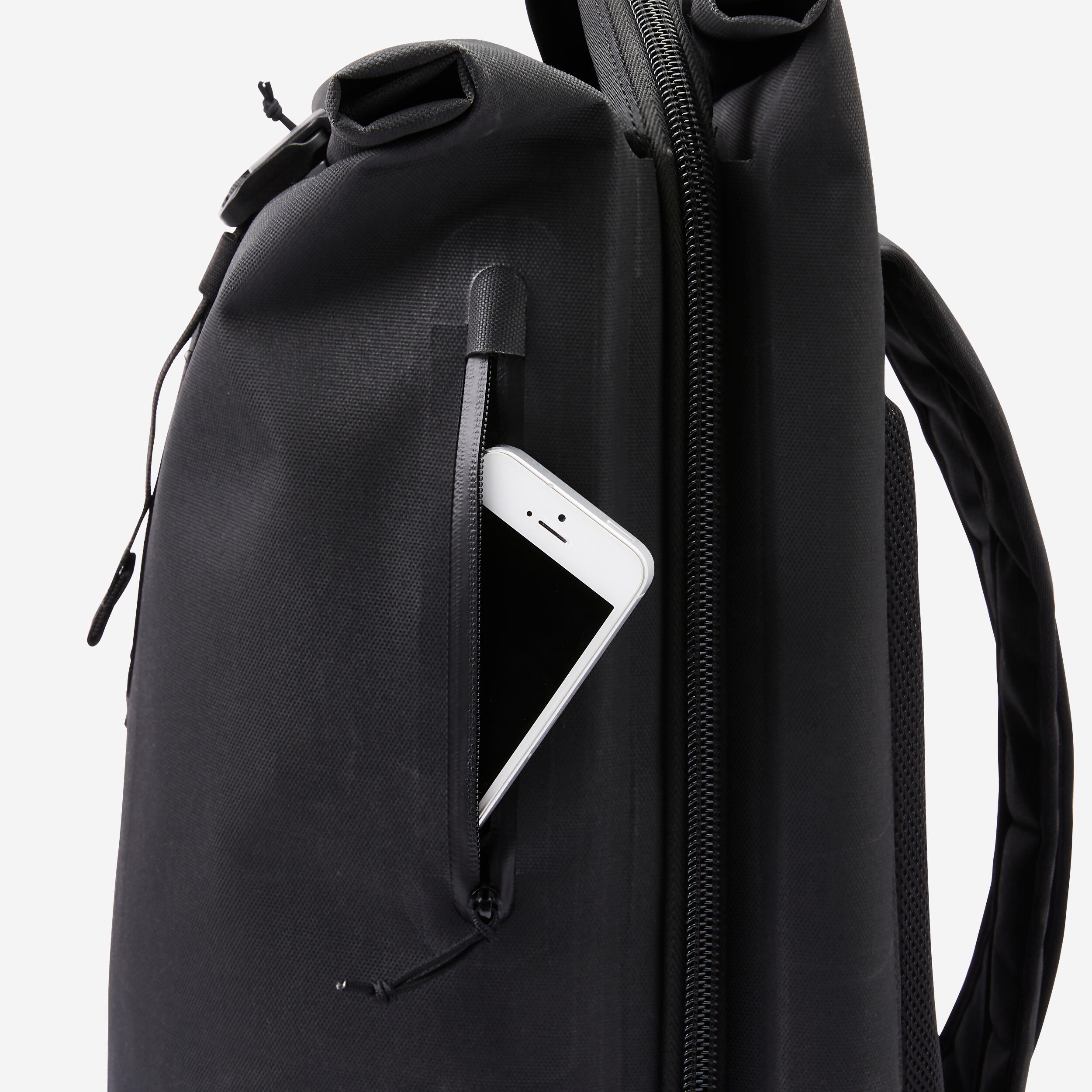Fahrradtasche Doppel-Gepäcktasche Rucksack XL 31 Liter dunkelgrau  8/9